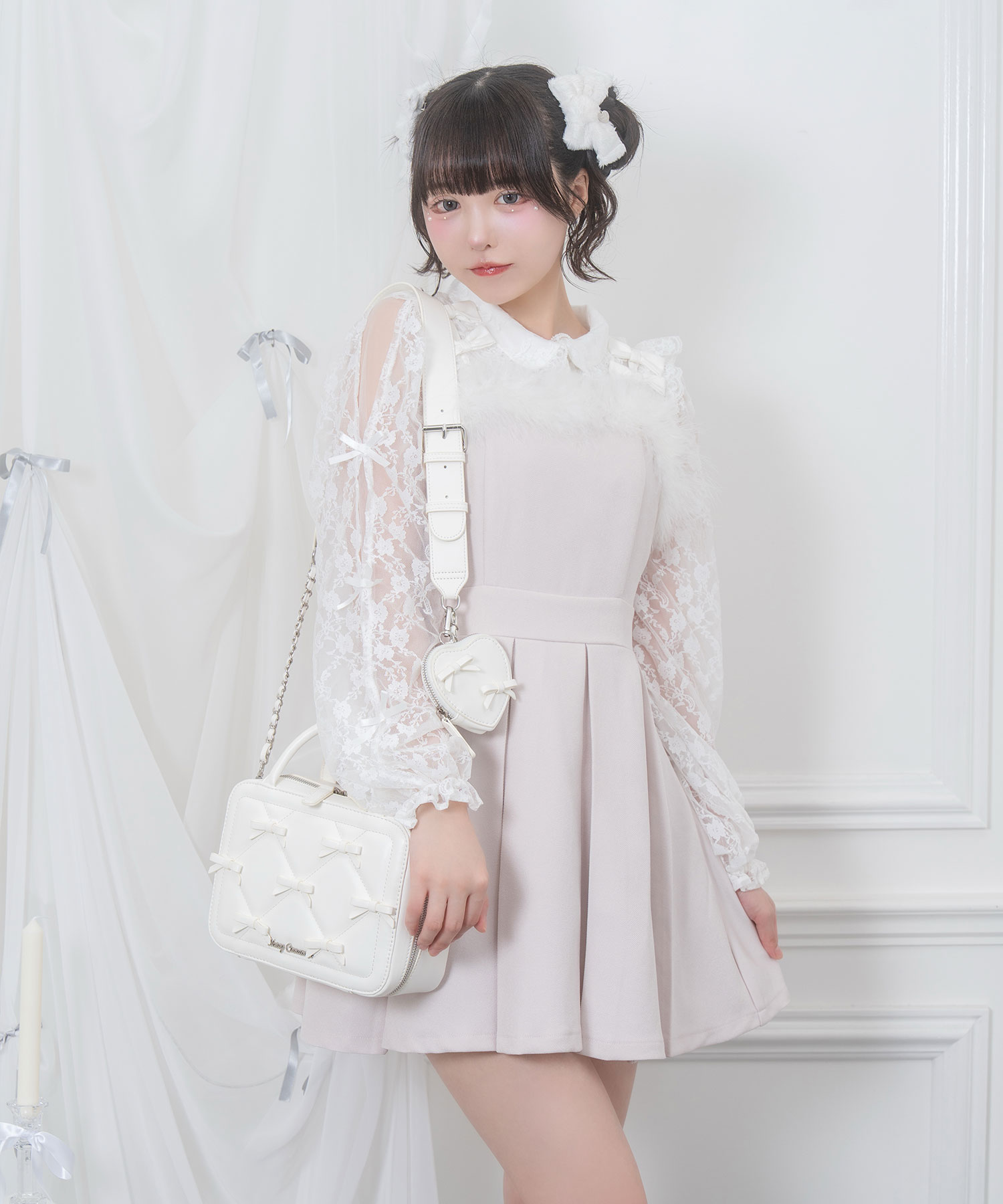 プチリボンキルティングスクエアバッグ