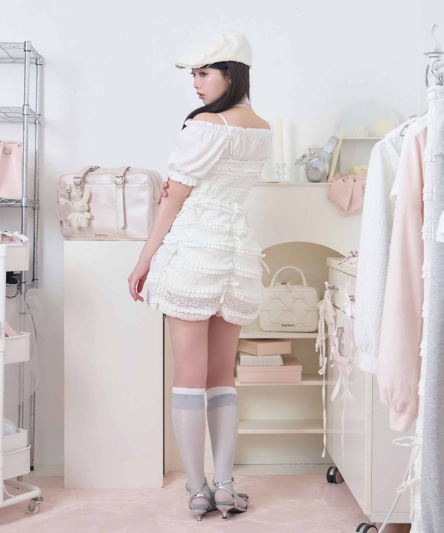 レースキャミワンピトップスセット