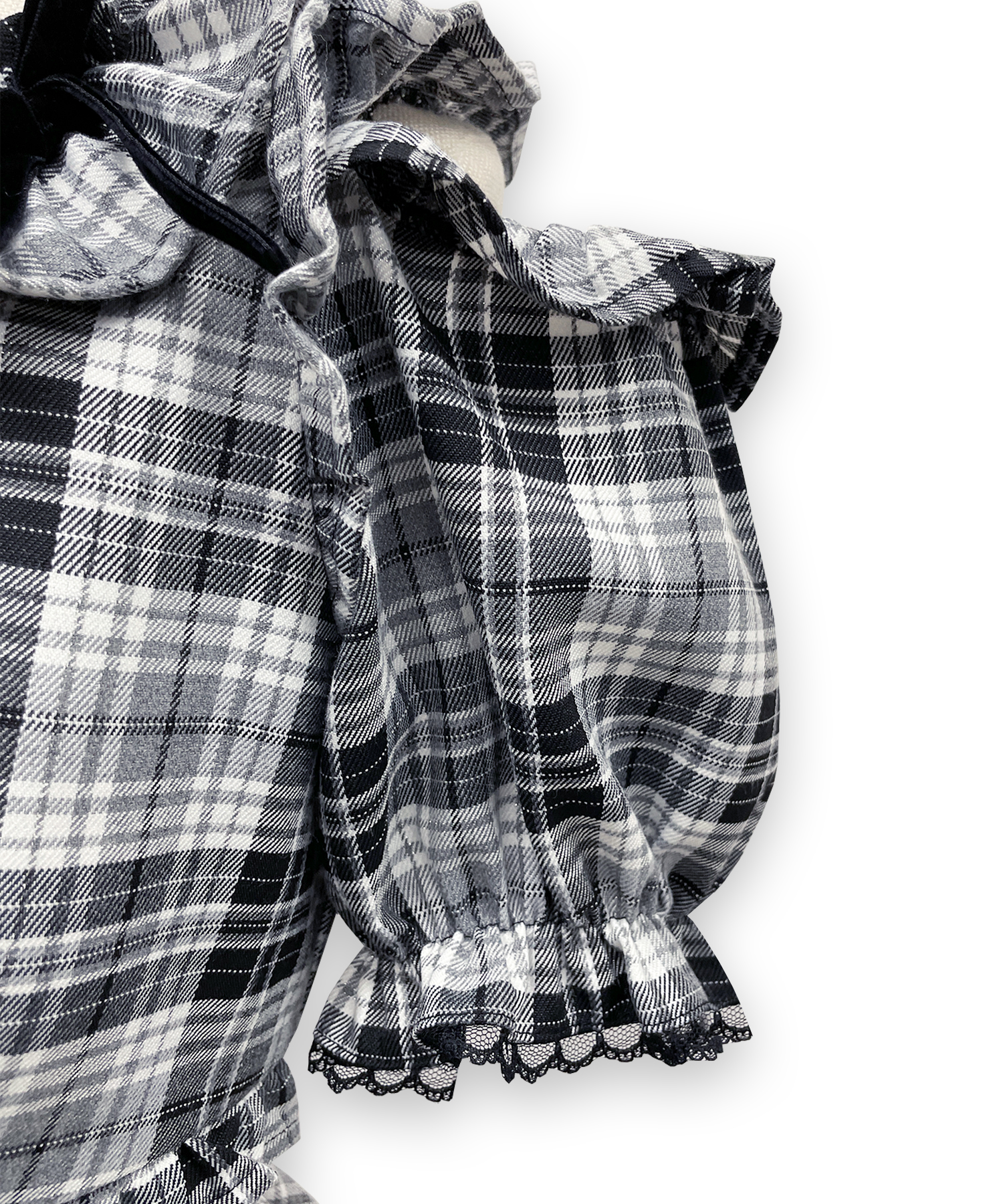 ベロアリボンスクエアネックワンピース