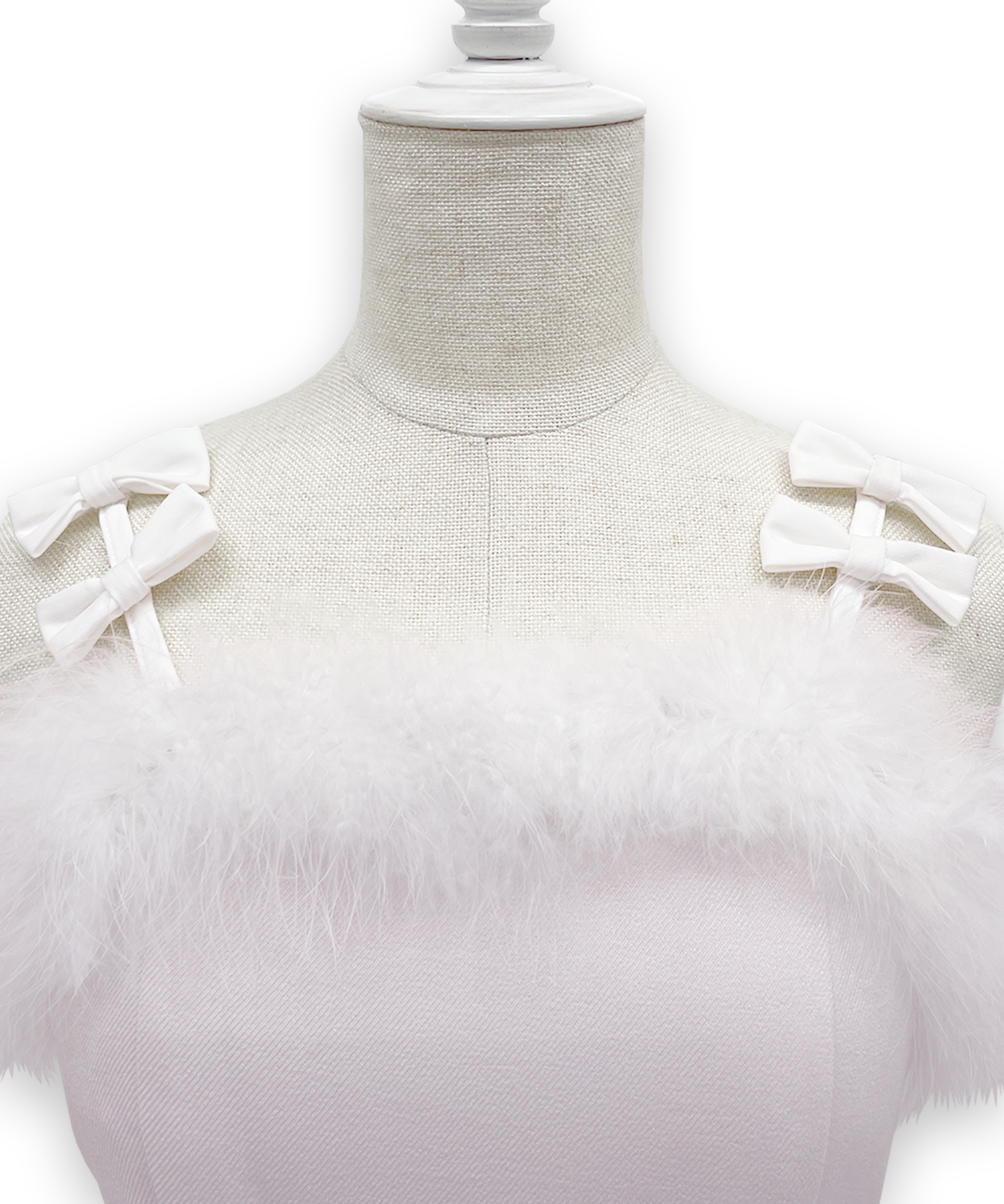 プチリボンポイントフェザージャンスカ