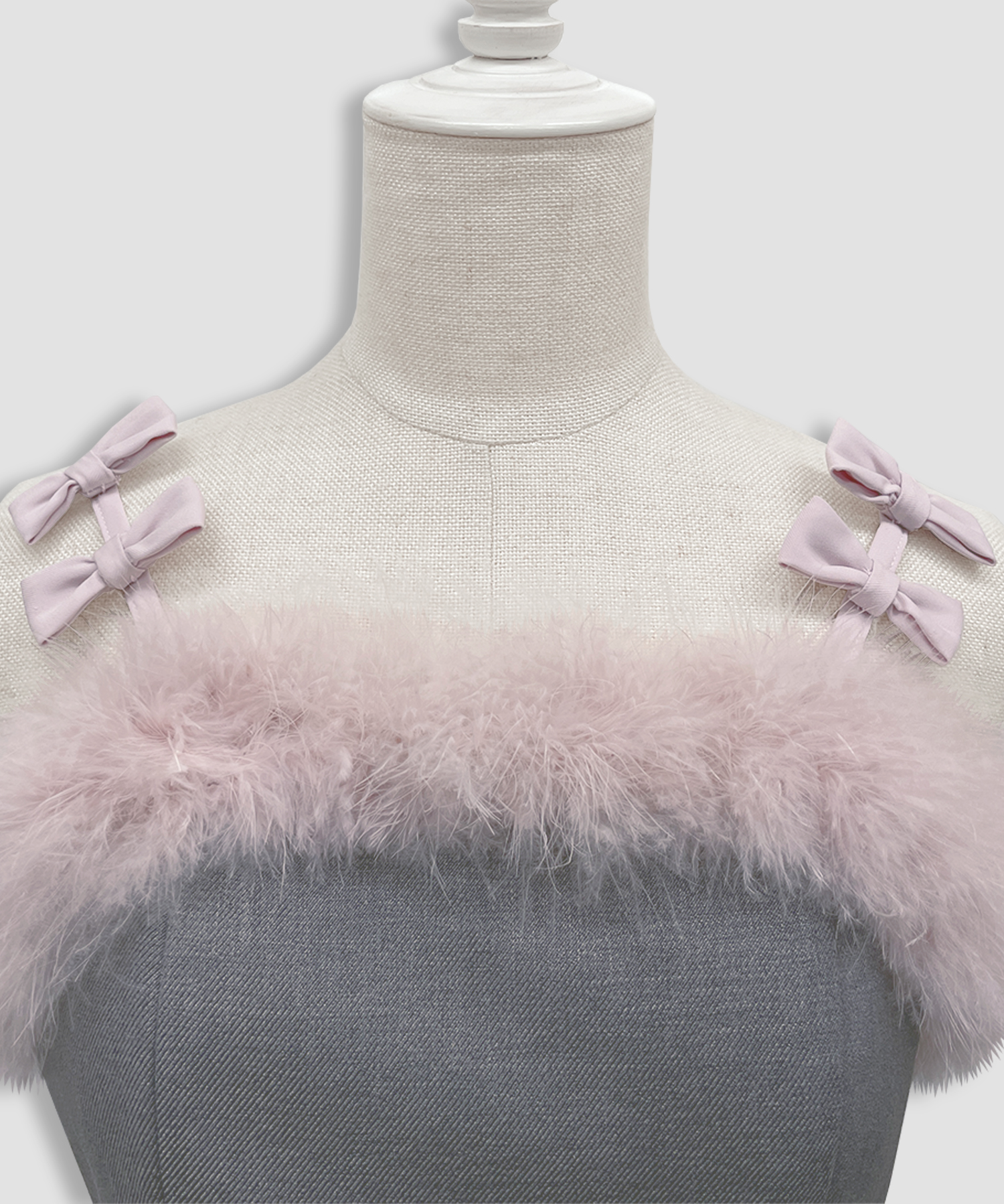 プチリボンポイントフェザージャンスカ