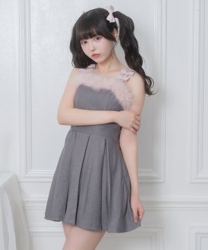 プチリボンポイントフェザージャンスカ