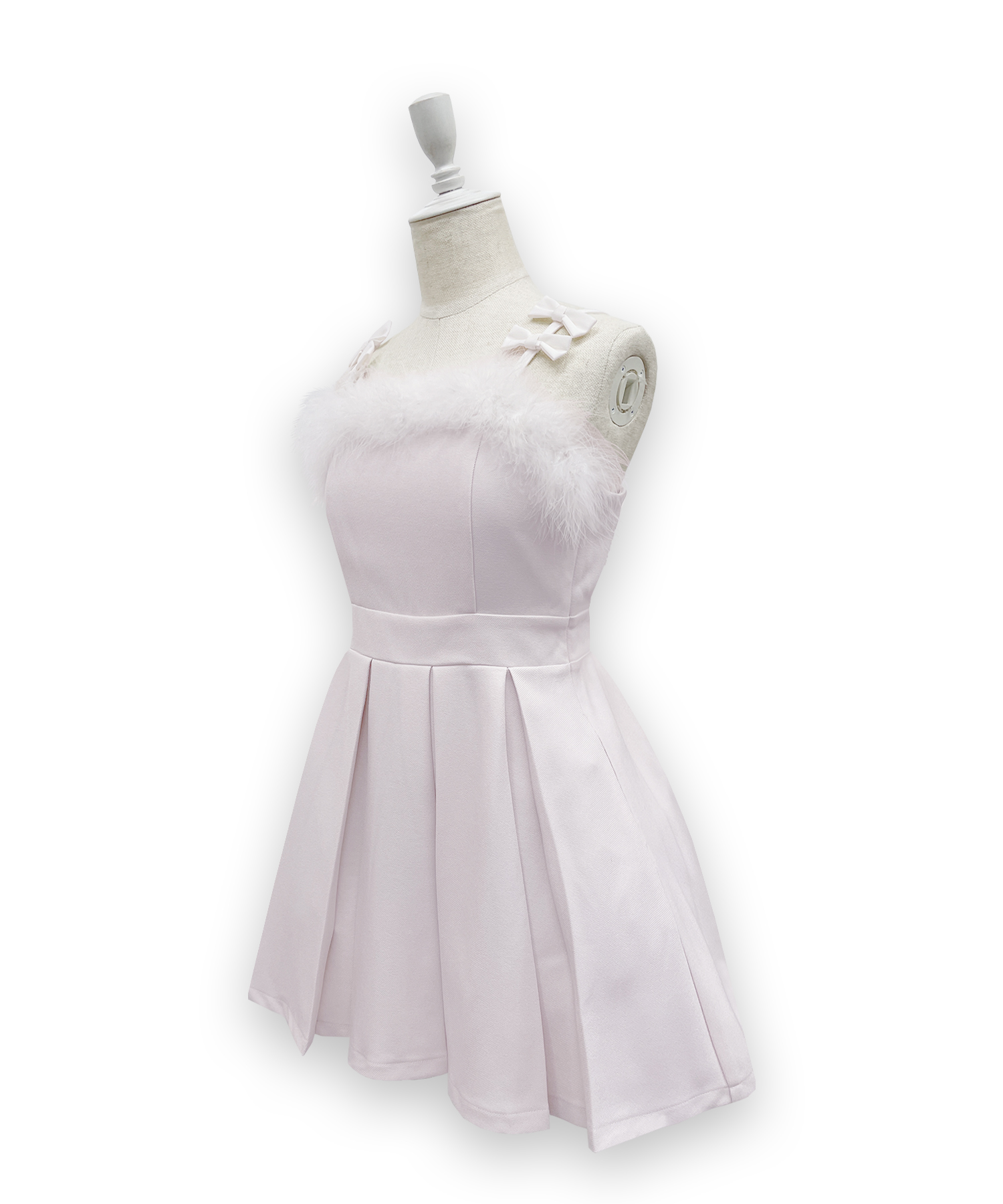 プチリボンポイントフェザージャンスカ