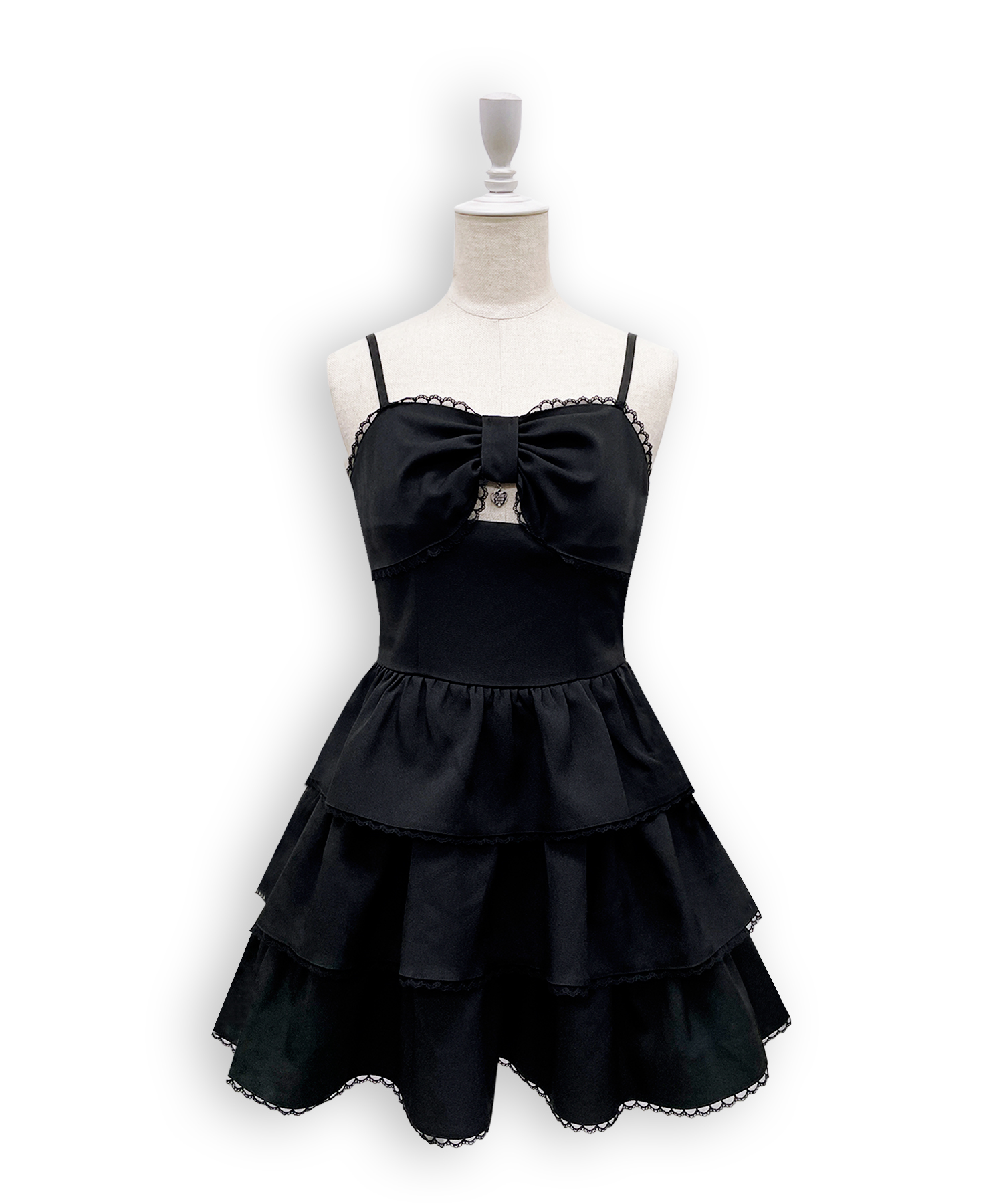 リボンロゴチャーム3段フリルジャンスカ – BUNNY APARTMENT