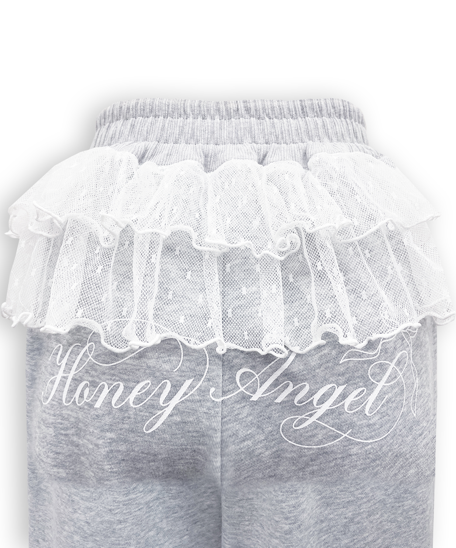 チュールフリルスウェットパンツ