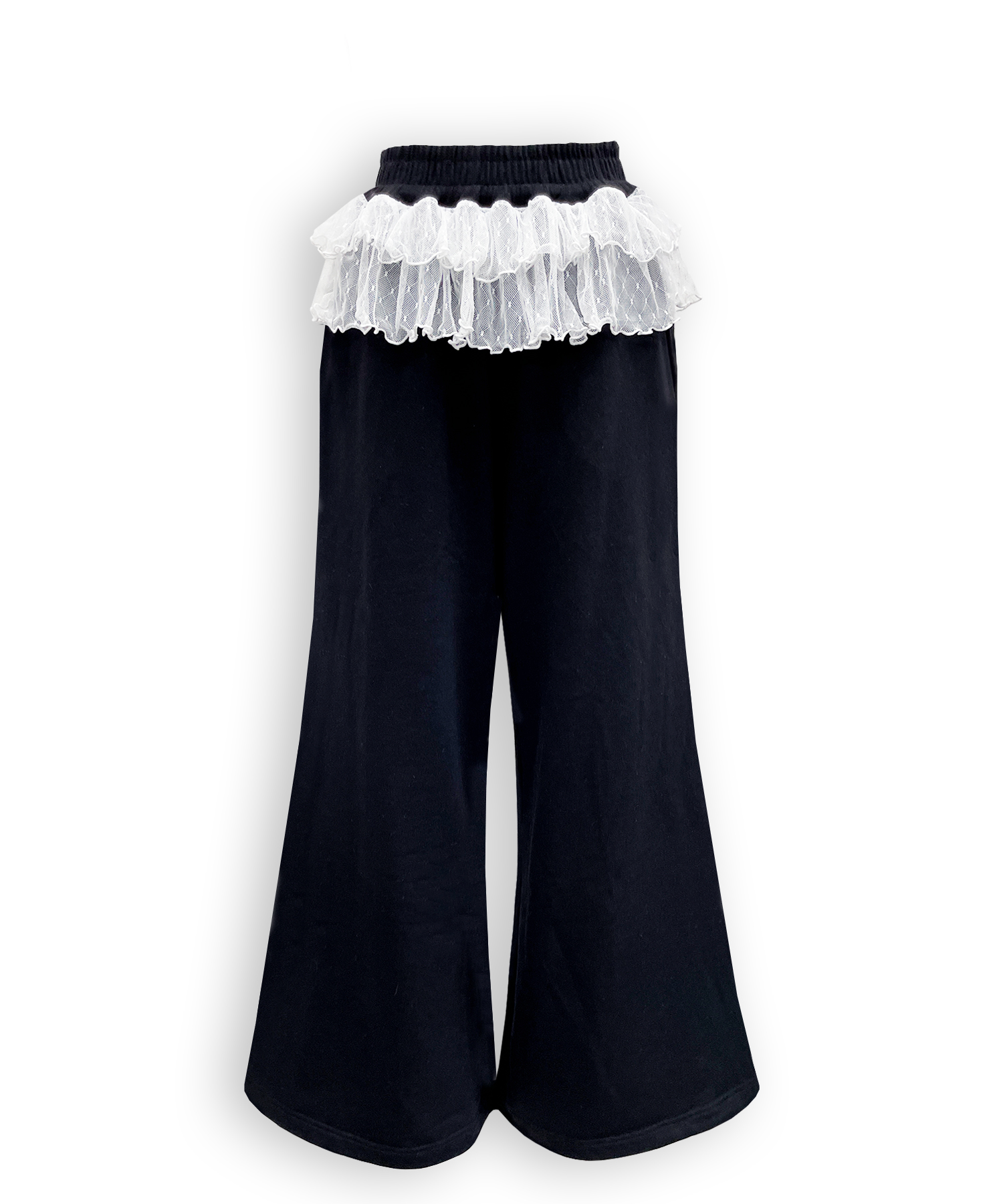 チュールフリルスウェットパンツ