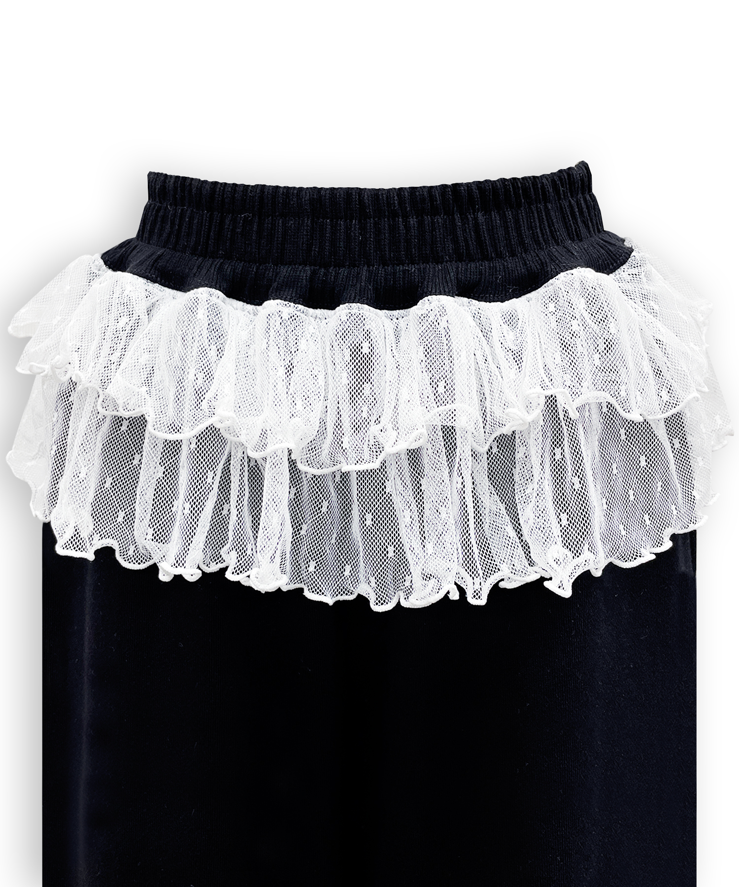 チュールフリルスウェットパンツ