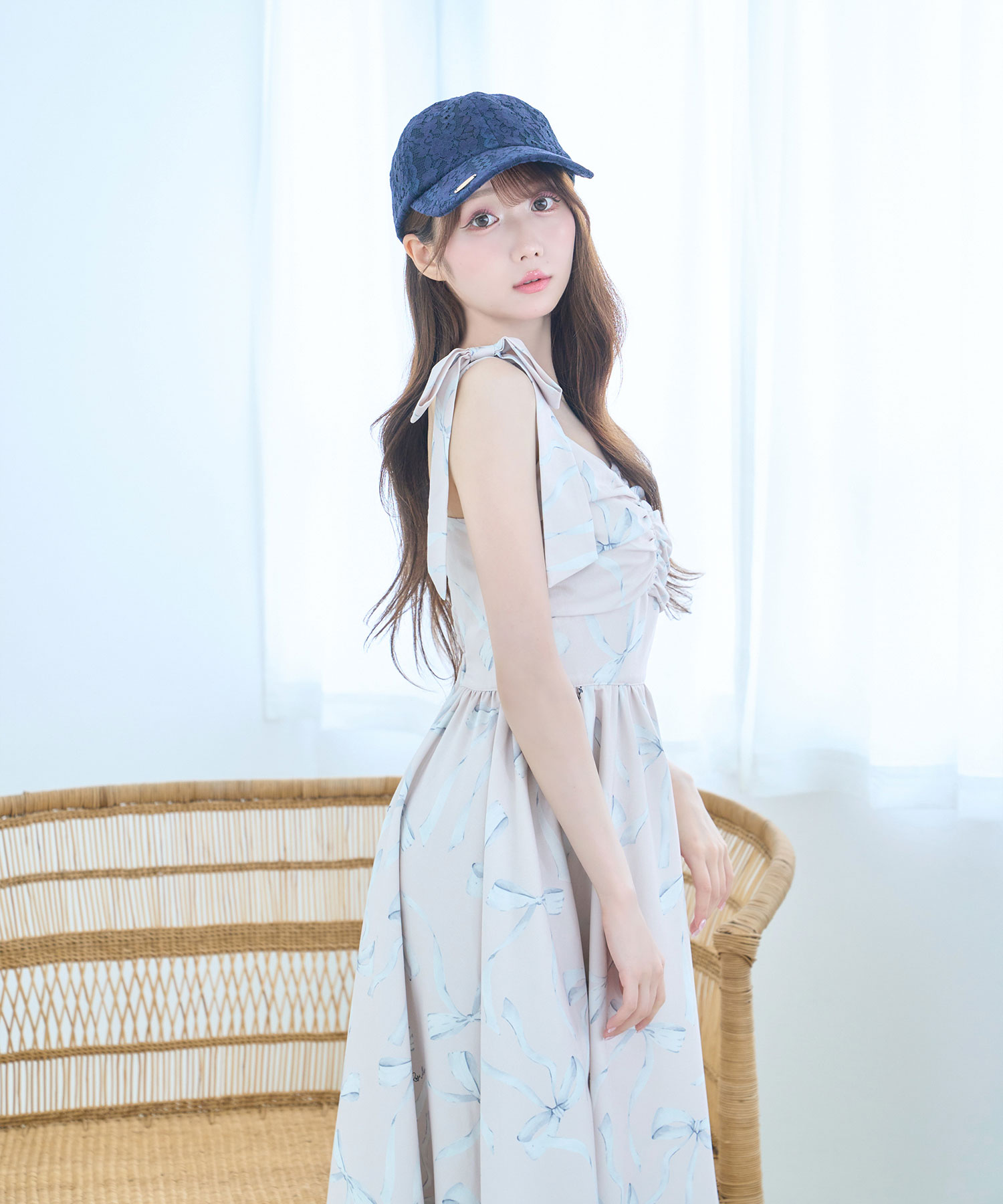 2way shoulder ribbon cami o/p – BUNNY APARTMENT