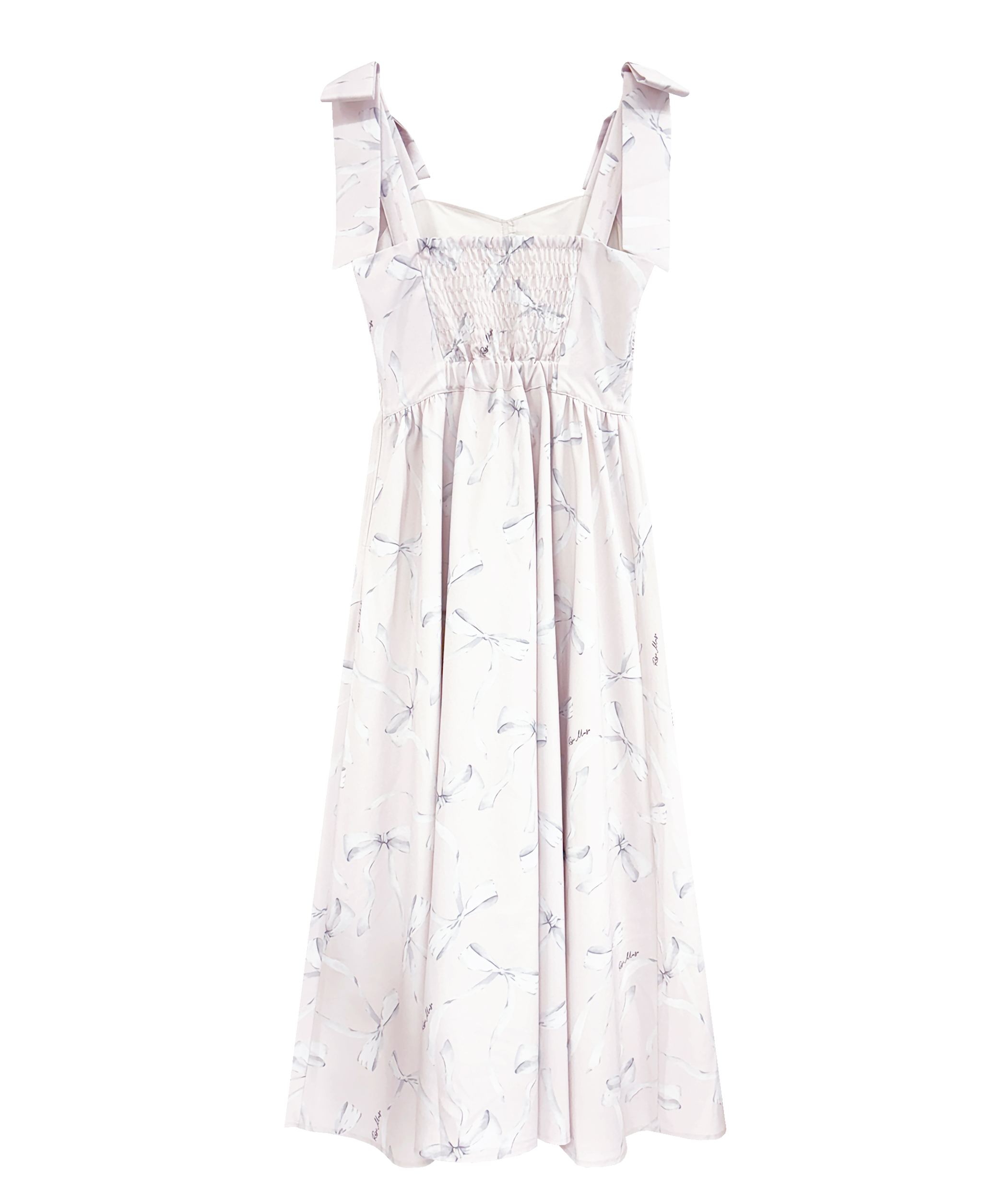 RoseMuse ribbon pattern cami dress ピンク ribbon pattern cami dress – BUNNY APARTMENT