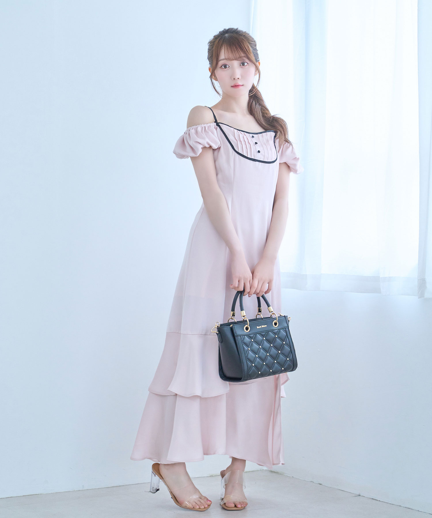 irrehem o/s satin dress