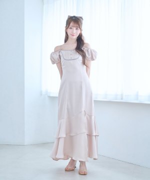 irrehem o/s satin dress