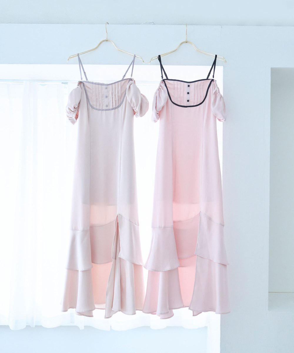 irrehem o/s satin dress