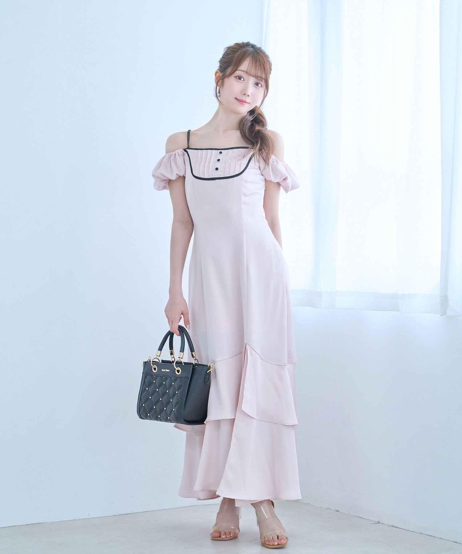 irrehem o/s satin dress