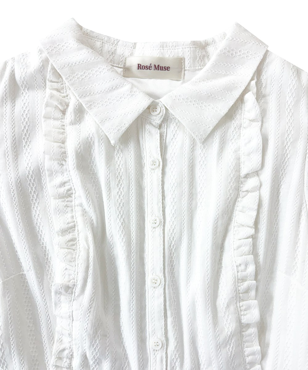 cotton lace flare mini onepiece