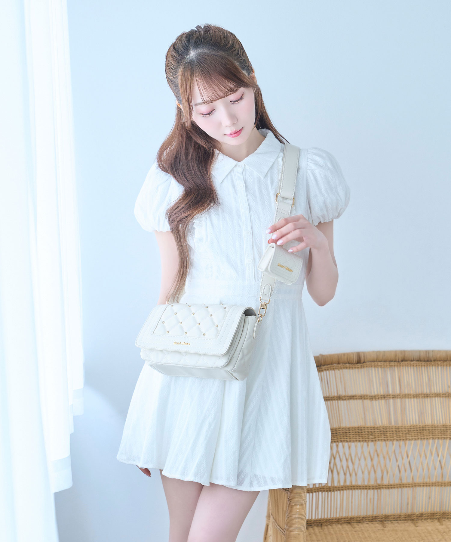 cotton lace flare mini onepiece – BUNNY APARTMENT