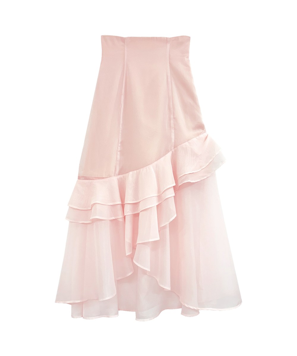 organ irregularhem skirt