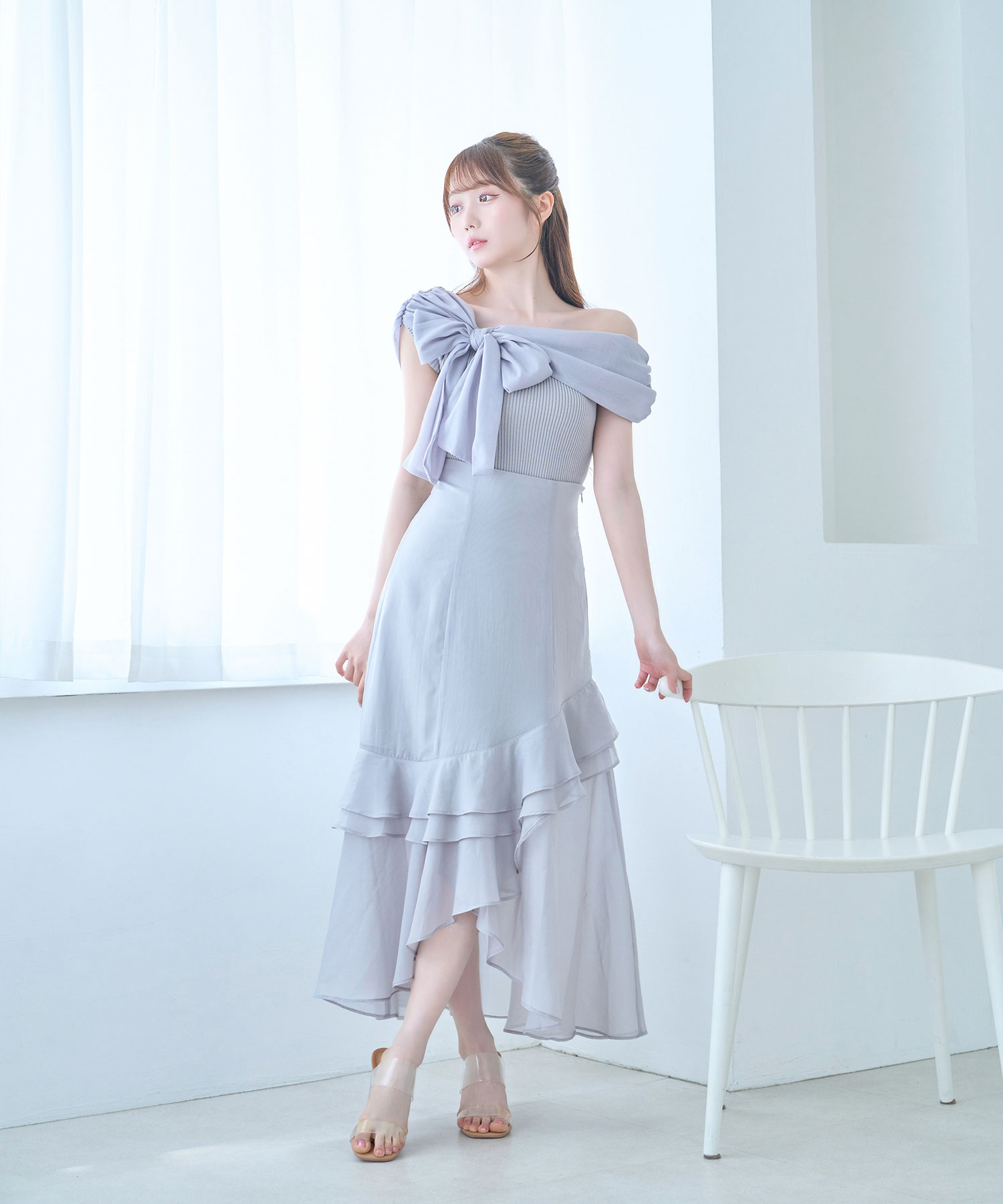Organ irregularhem skirt
