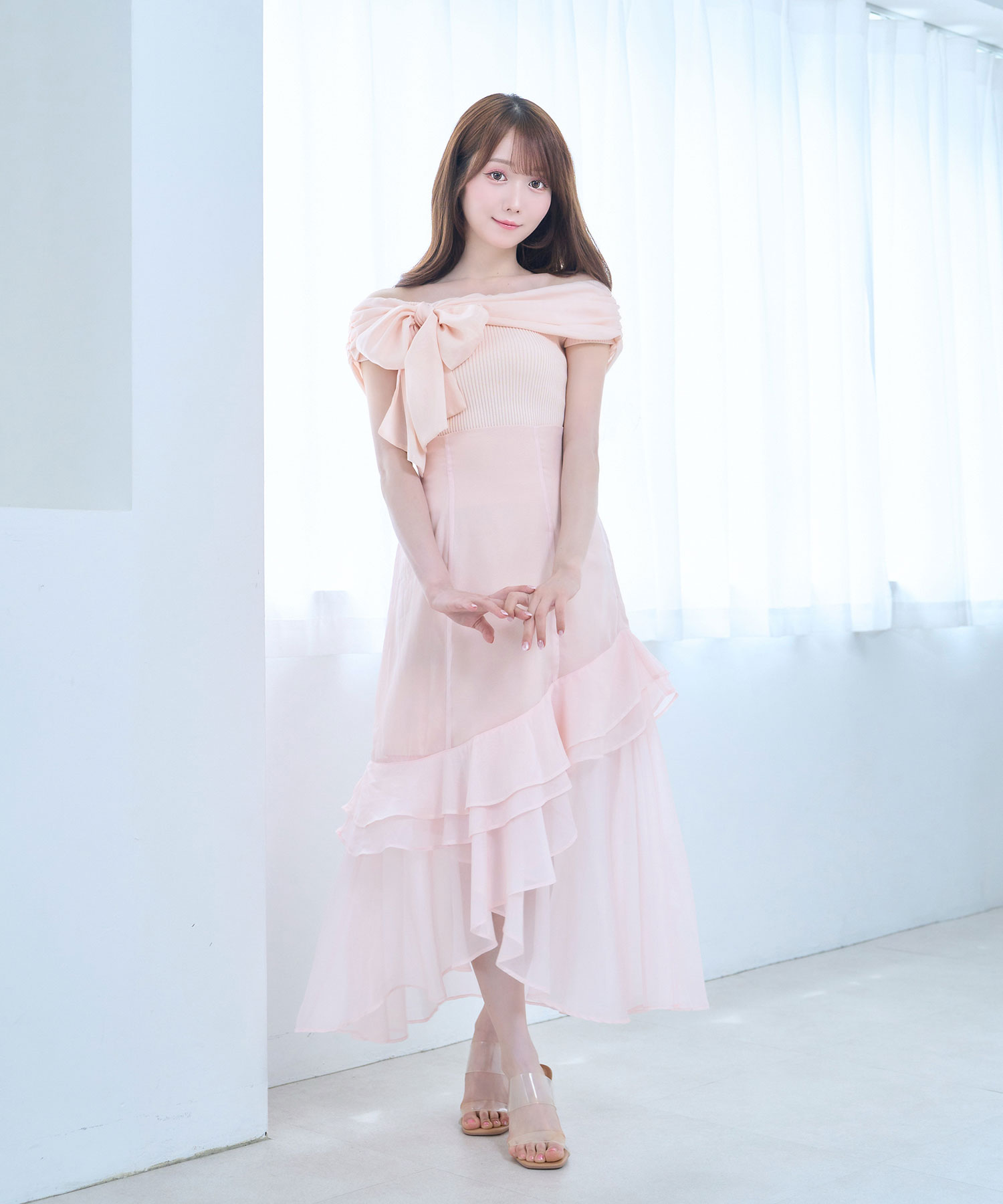 Rosé Muse organdy frills skirt pants organdy frills skirt pants – BUNNY APARTMENT