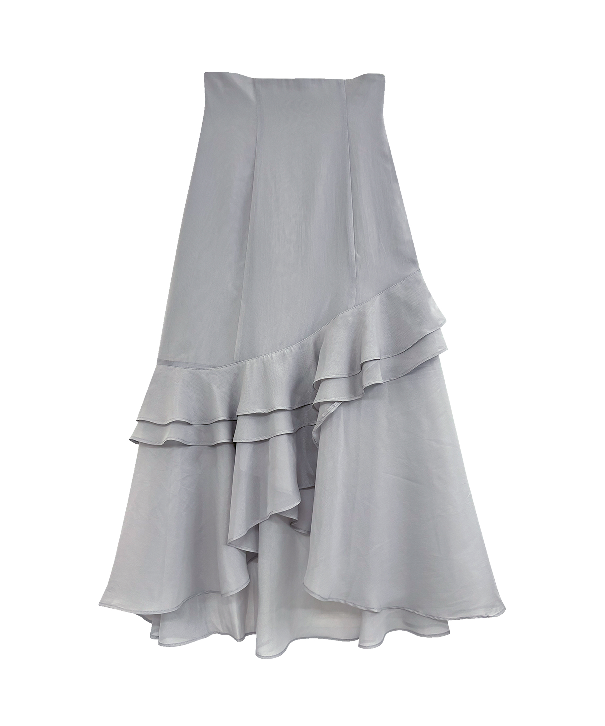 【日本入手困難】Embroidered organza miniskirt ミニスカート アシンメトリーレースミニスカート｜ACLENT（アクレント）