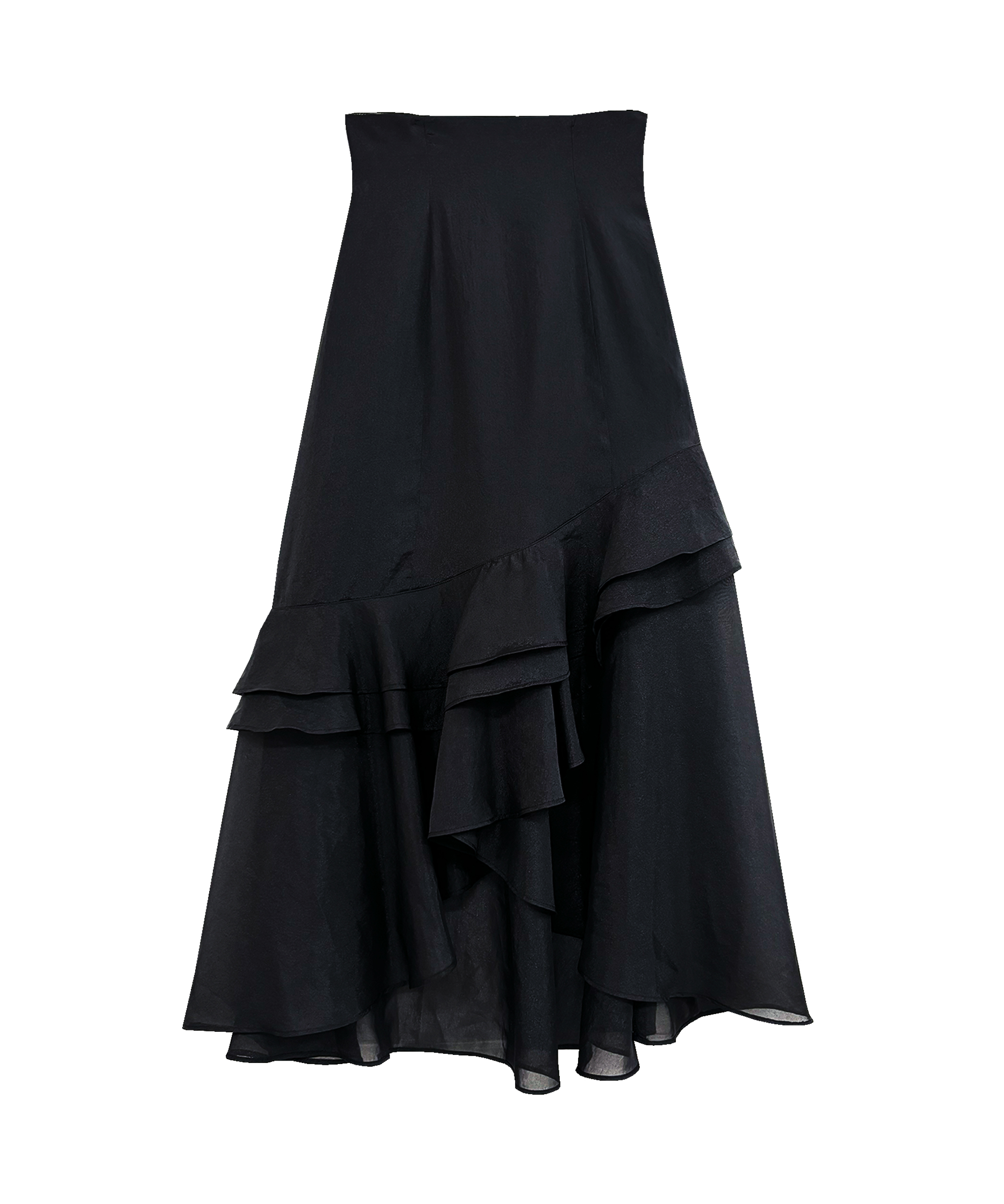 Organ irregularhem skirt
