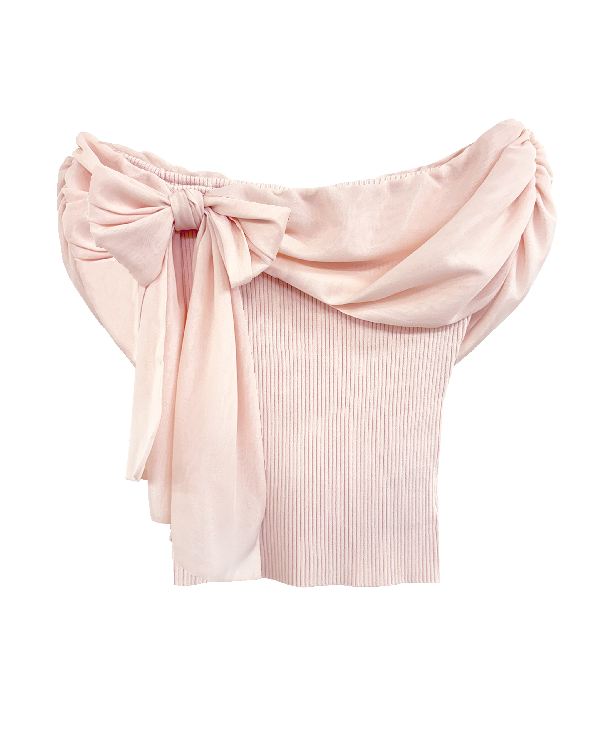 airly ribbon off shoulder tops – BUNNY APARTMENT