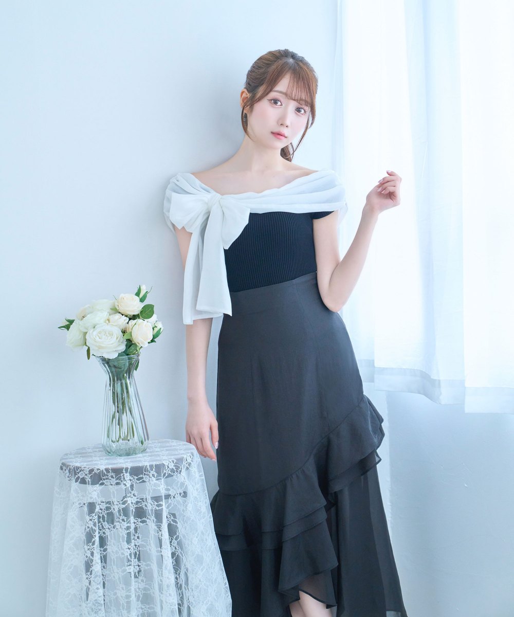 airly ribbon off shoulder tops