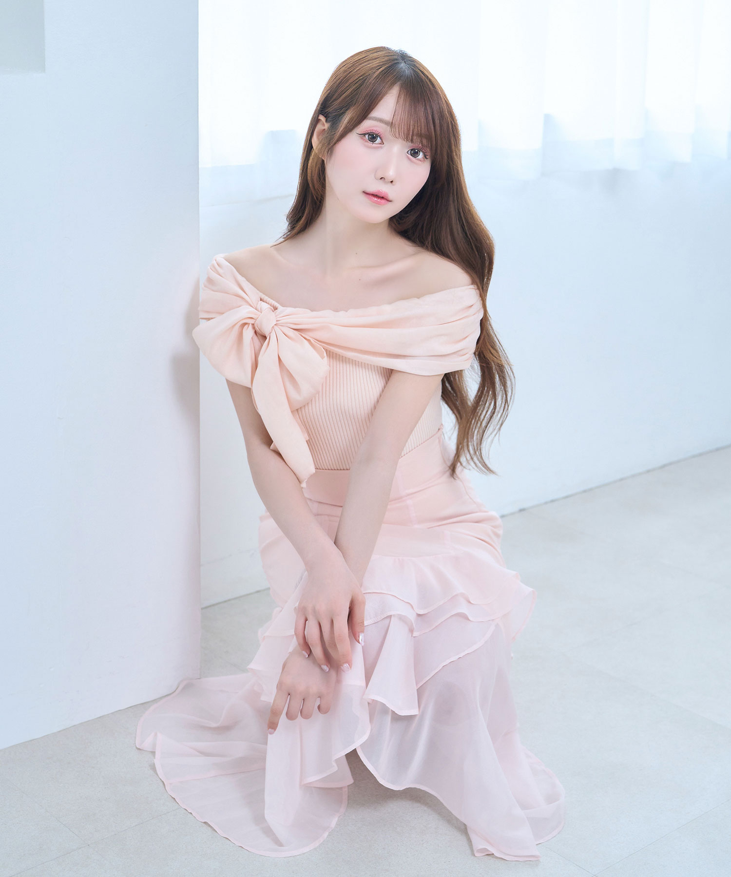 Airly ribbon off shoulder tops