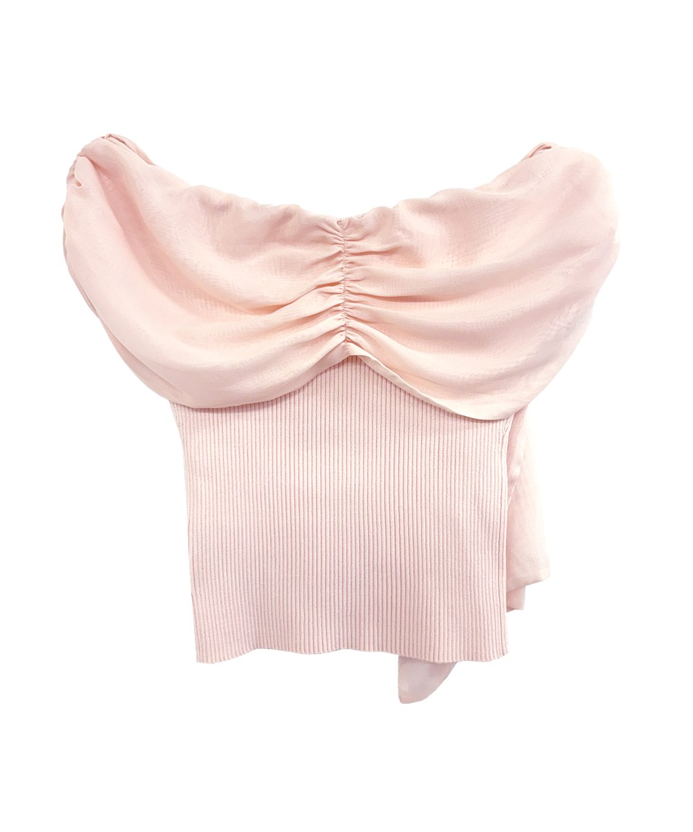 airly ribbon off shoulder tops
