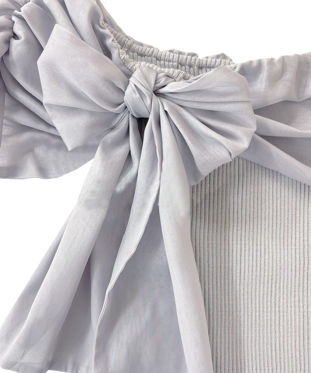 airly ribbon off shoulder tops