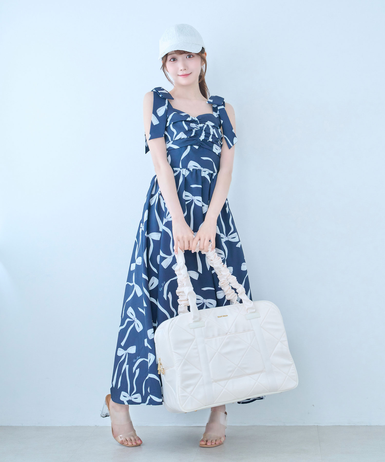 S*様 ロゼミューズ satin traveling boston bag ピン satin traveling boston bag – BUNNY APARTMENT