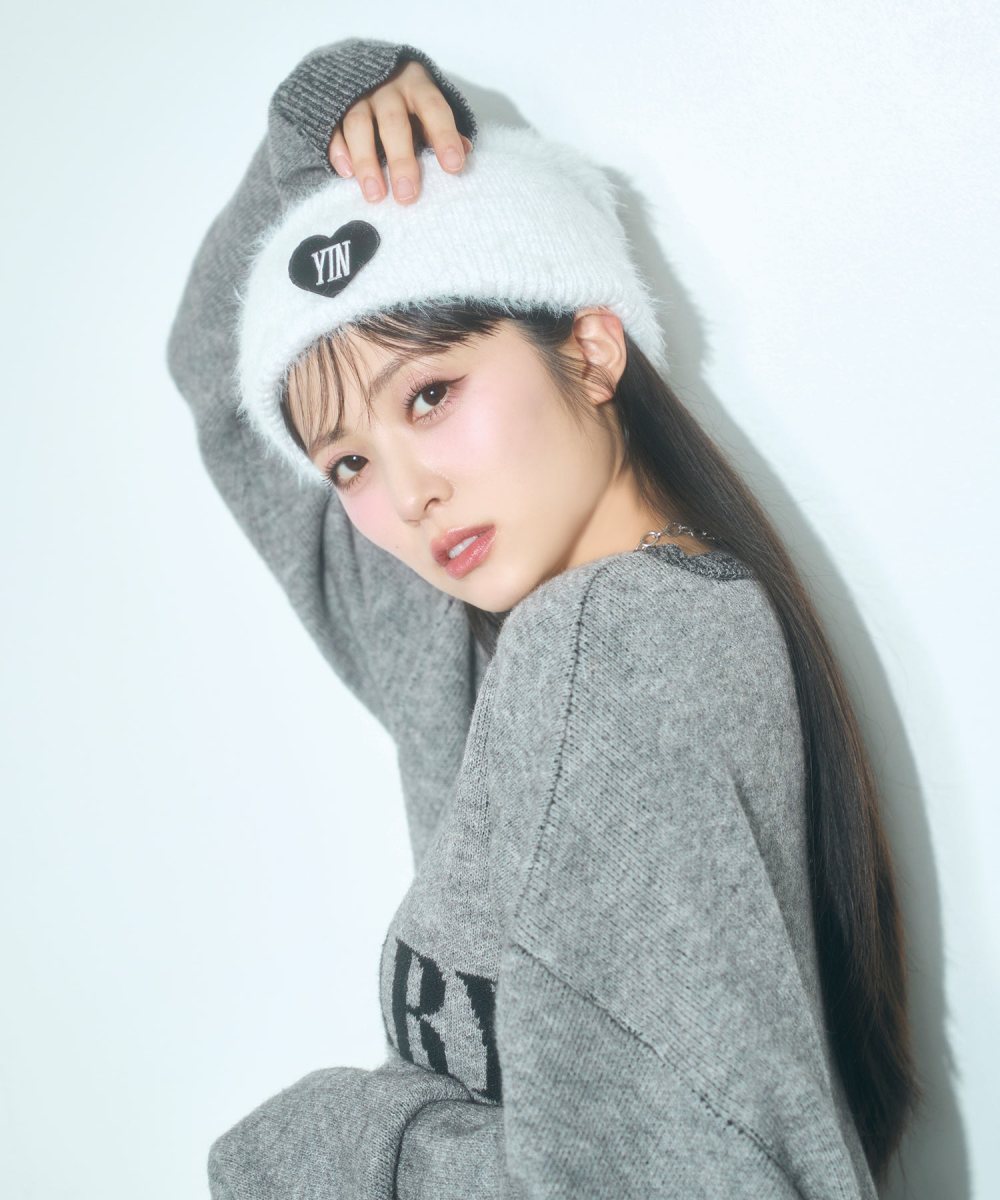 UNISEX シャギーニットキャップ