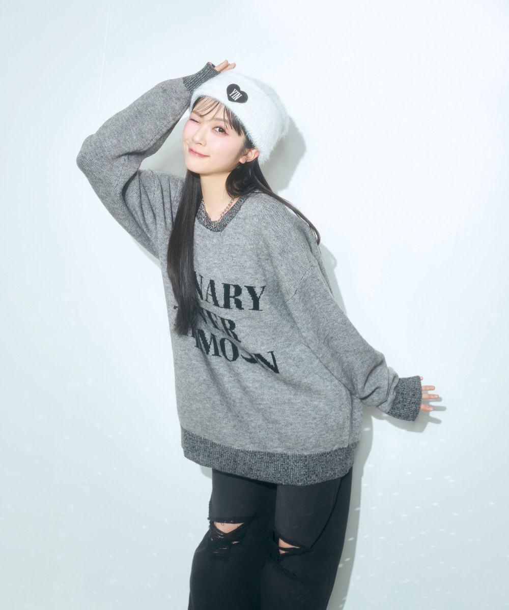 UNISEX シャギーニットキャップ