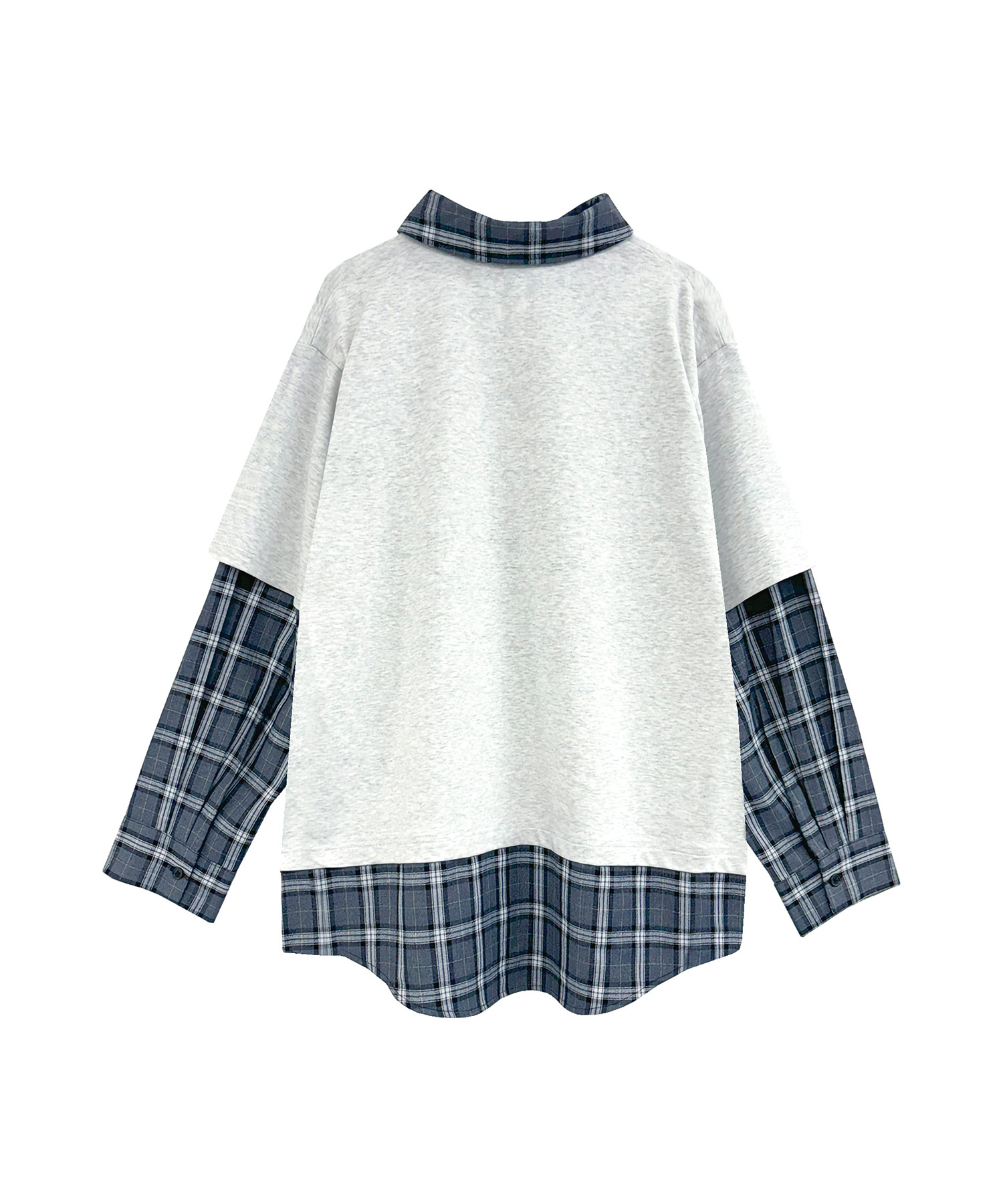 UNISEX チェックシャツレイヤードトップス – BUNNY APARTMENT