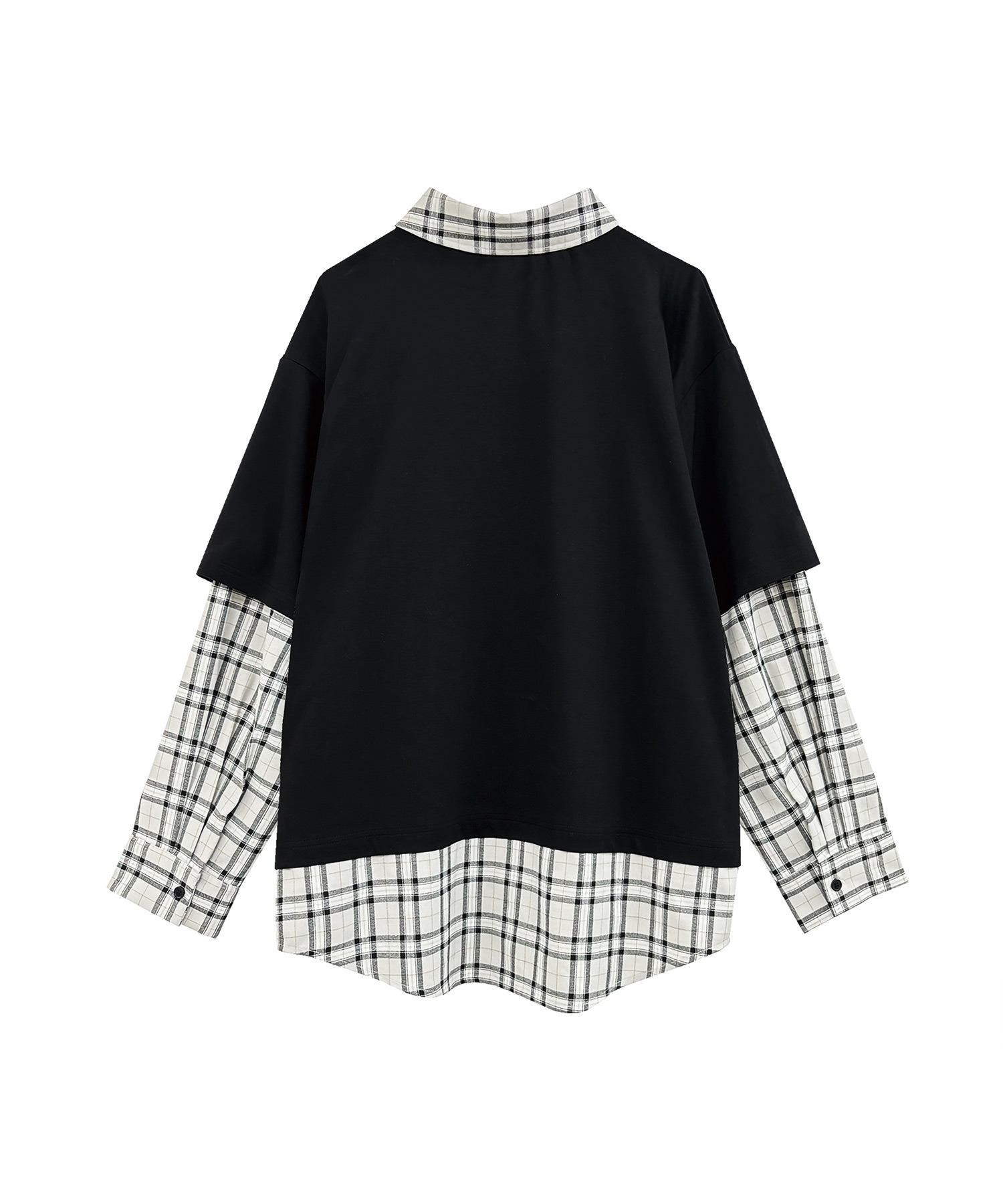 UNISEX チェックシャツレイヤードトップス – BUNNY APARTMENT