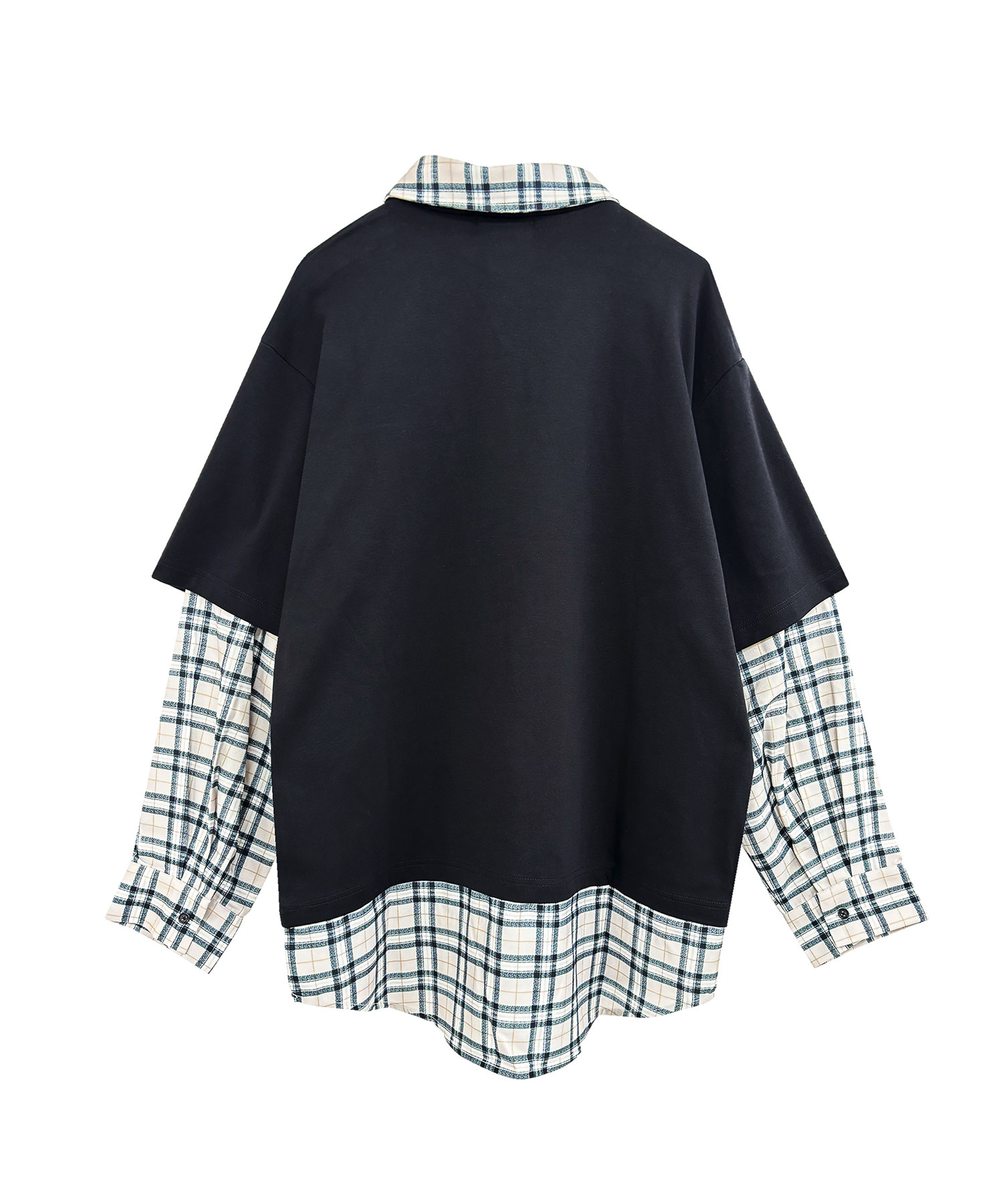 UNISEX チェックシャツレイヤードトップス – BUNNY APARTMENT