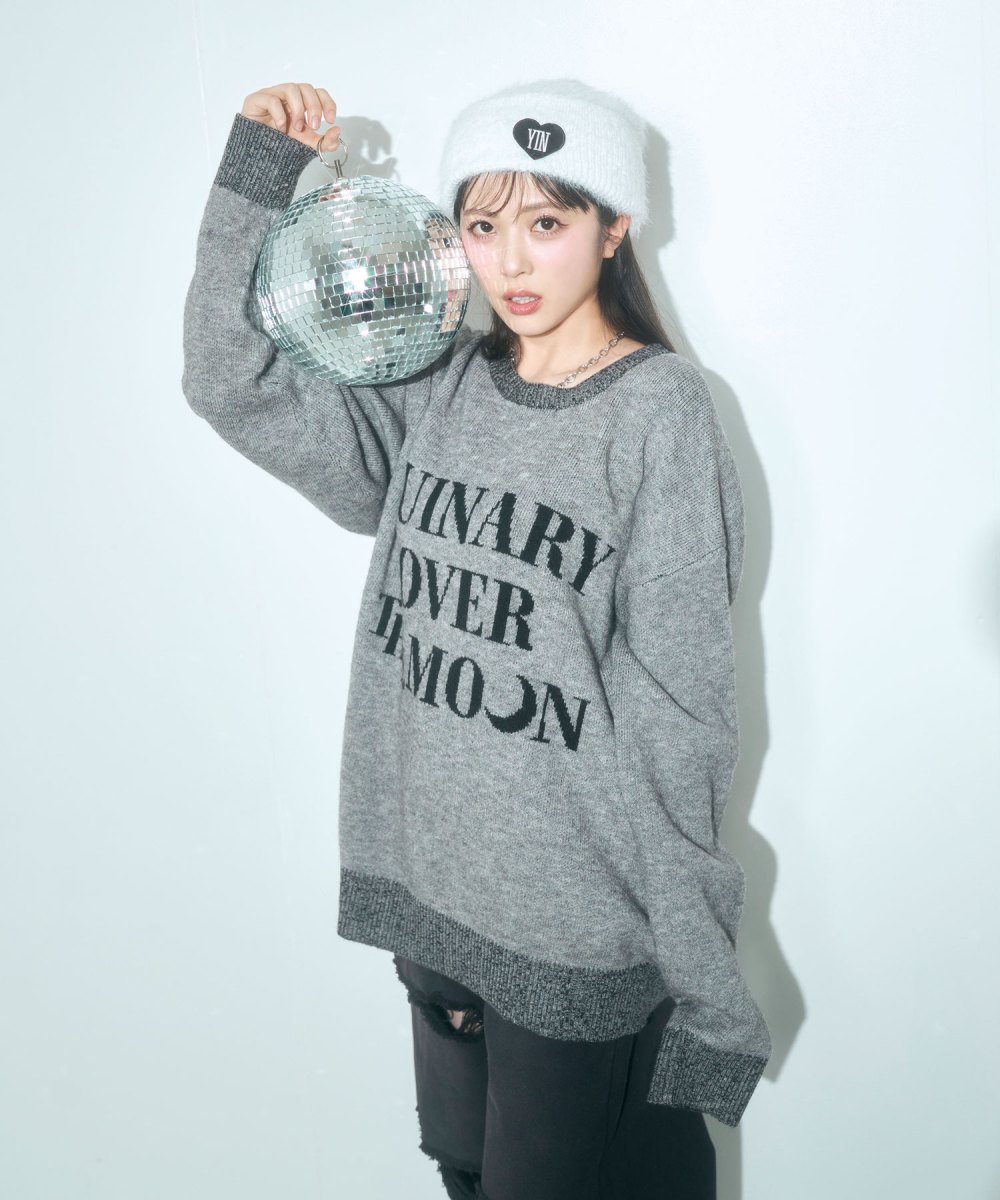 UNISEX ジャガードロゴニット