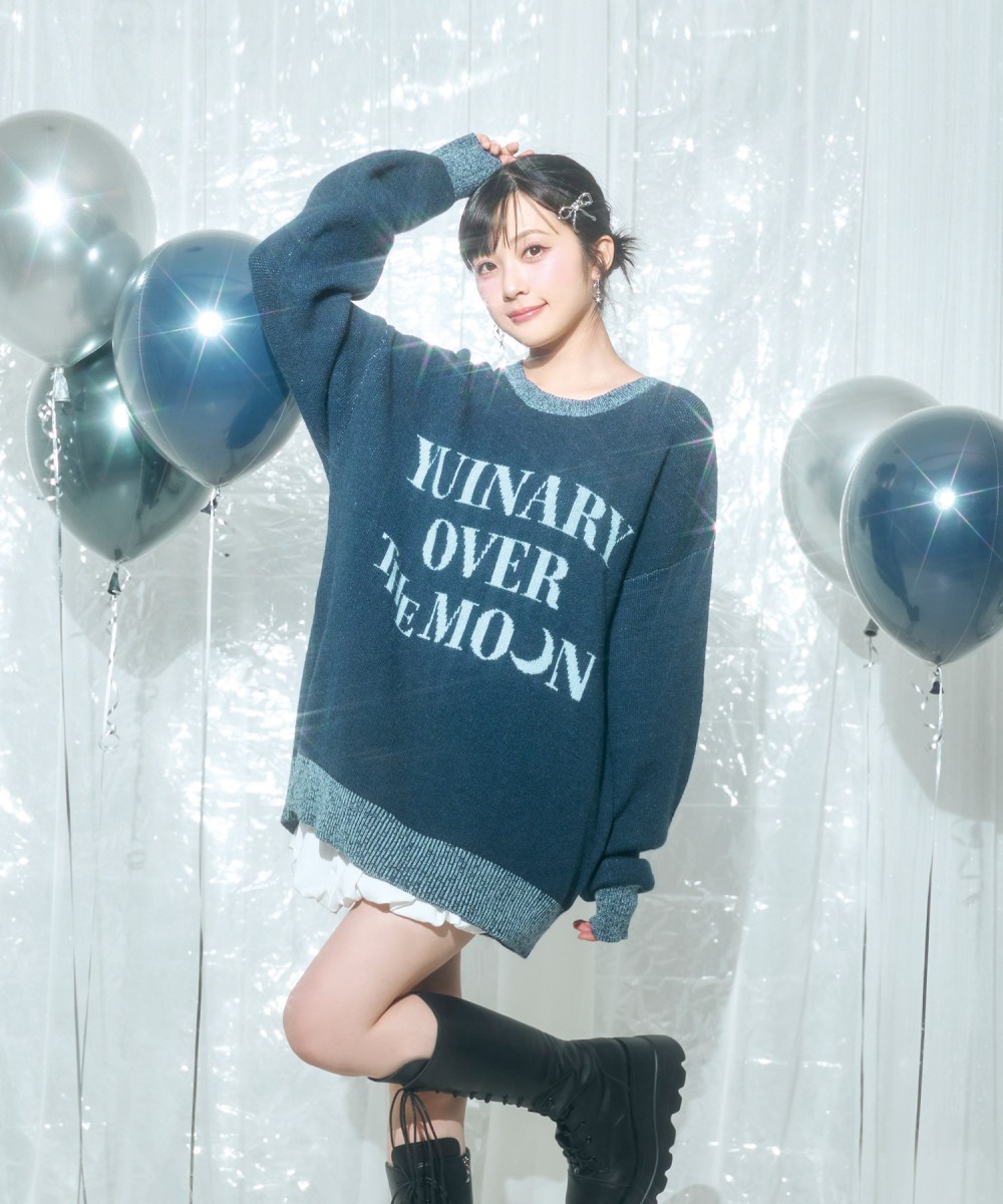 UNISEX ジャガードロゴニット