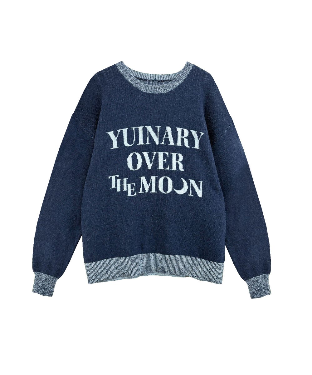 UNISEX ジャガードロゴニット