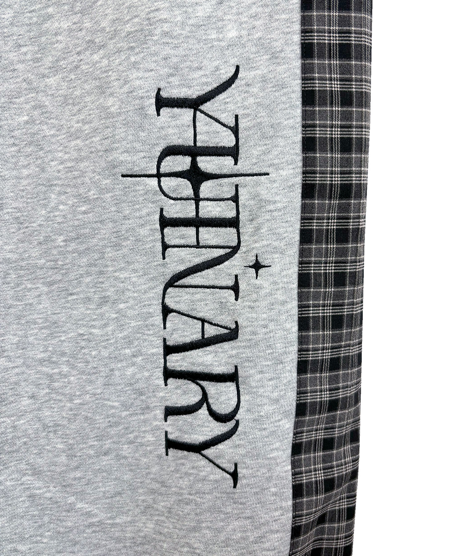 UNISEX チェックラインスウェットパンツ