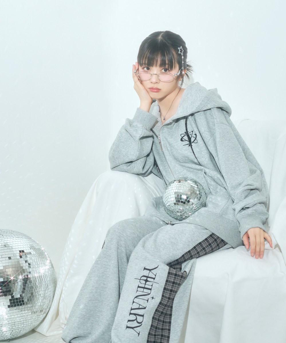 UNISEX チェックラインスウェットパンツ