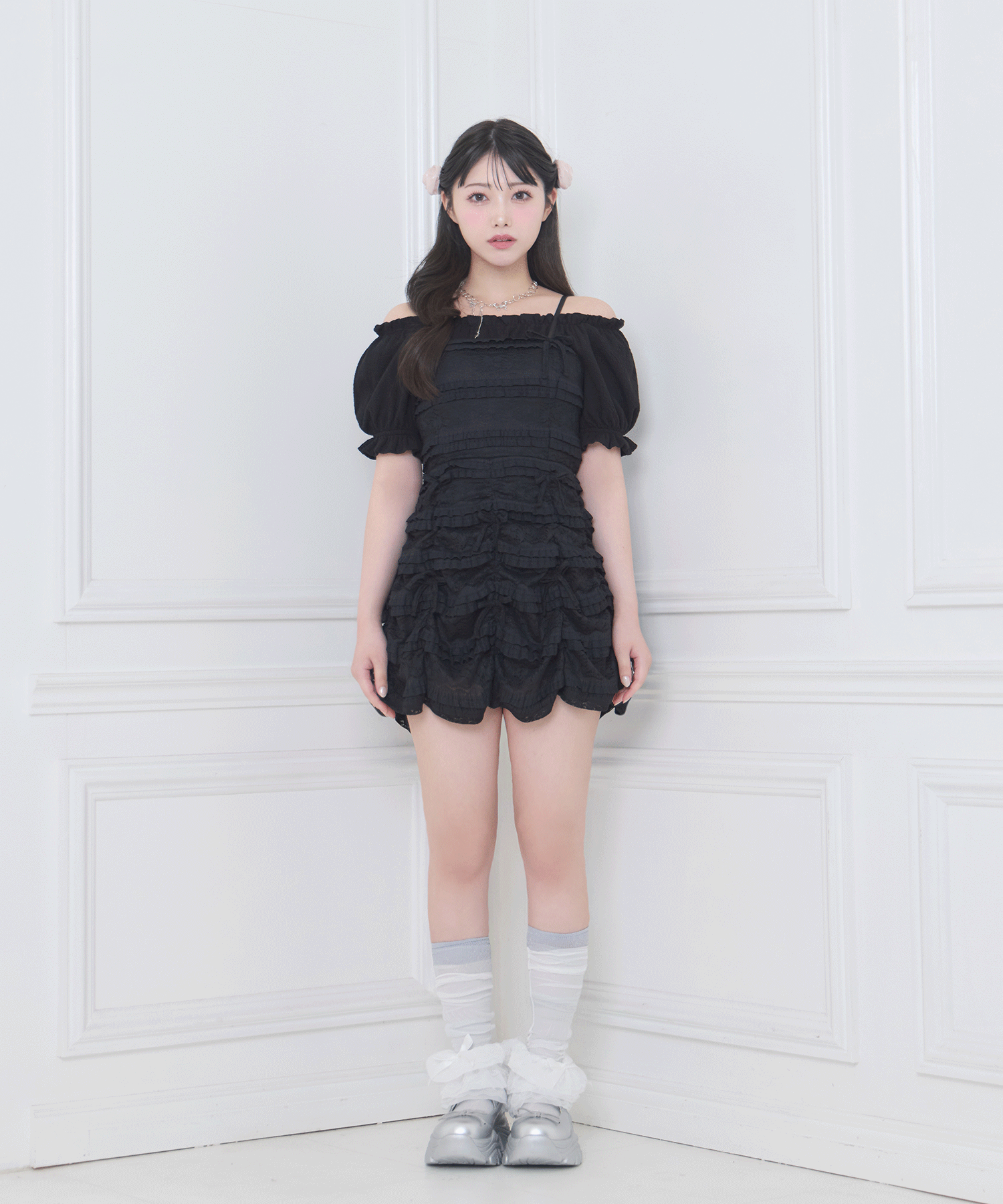 レースキャミワンピトップスセット