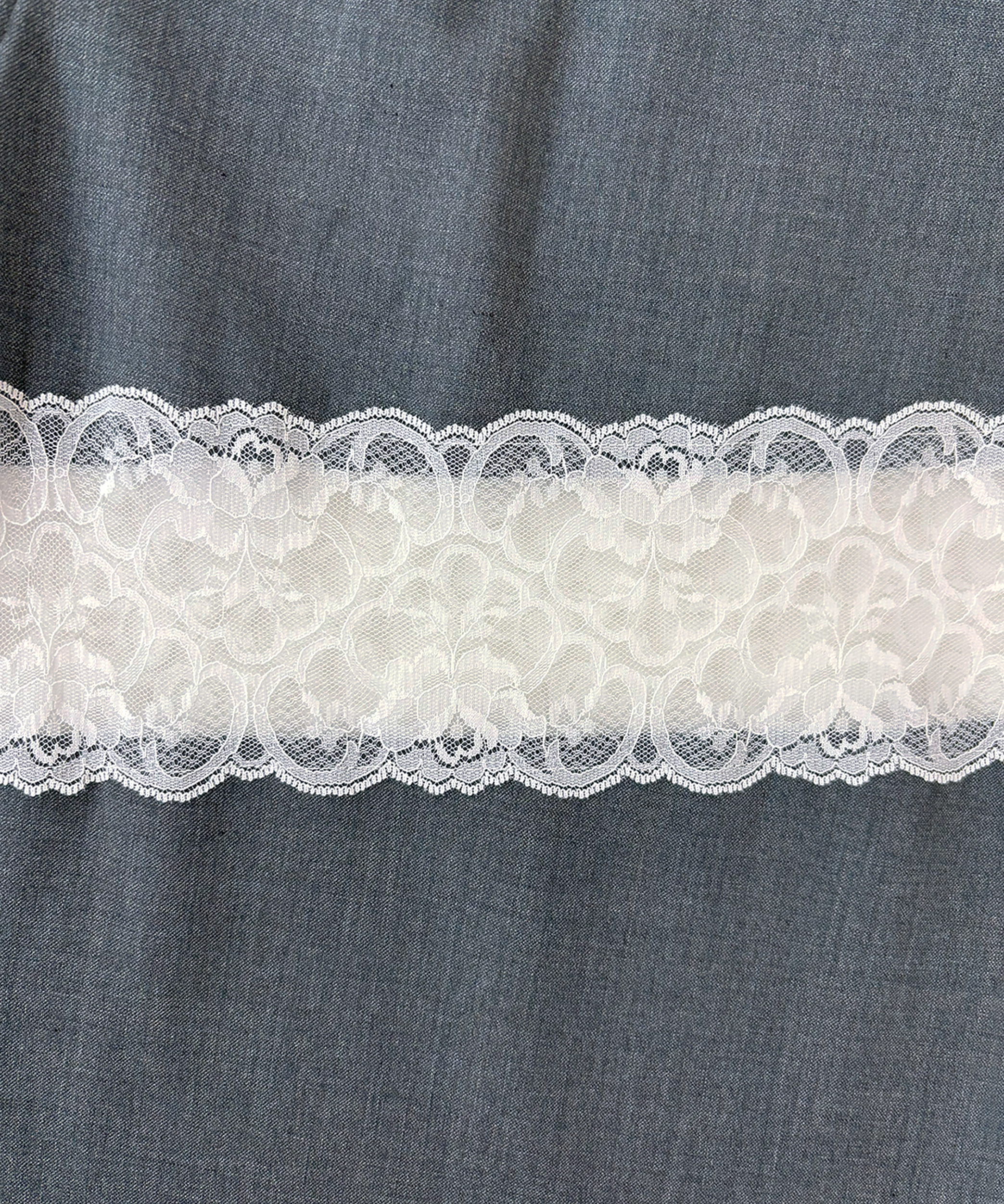 レースドッキングワイドパンツ