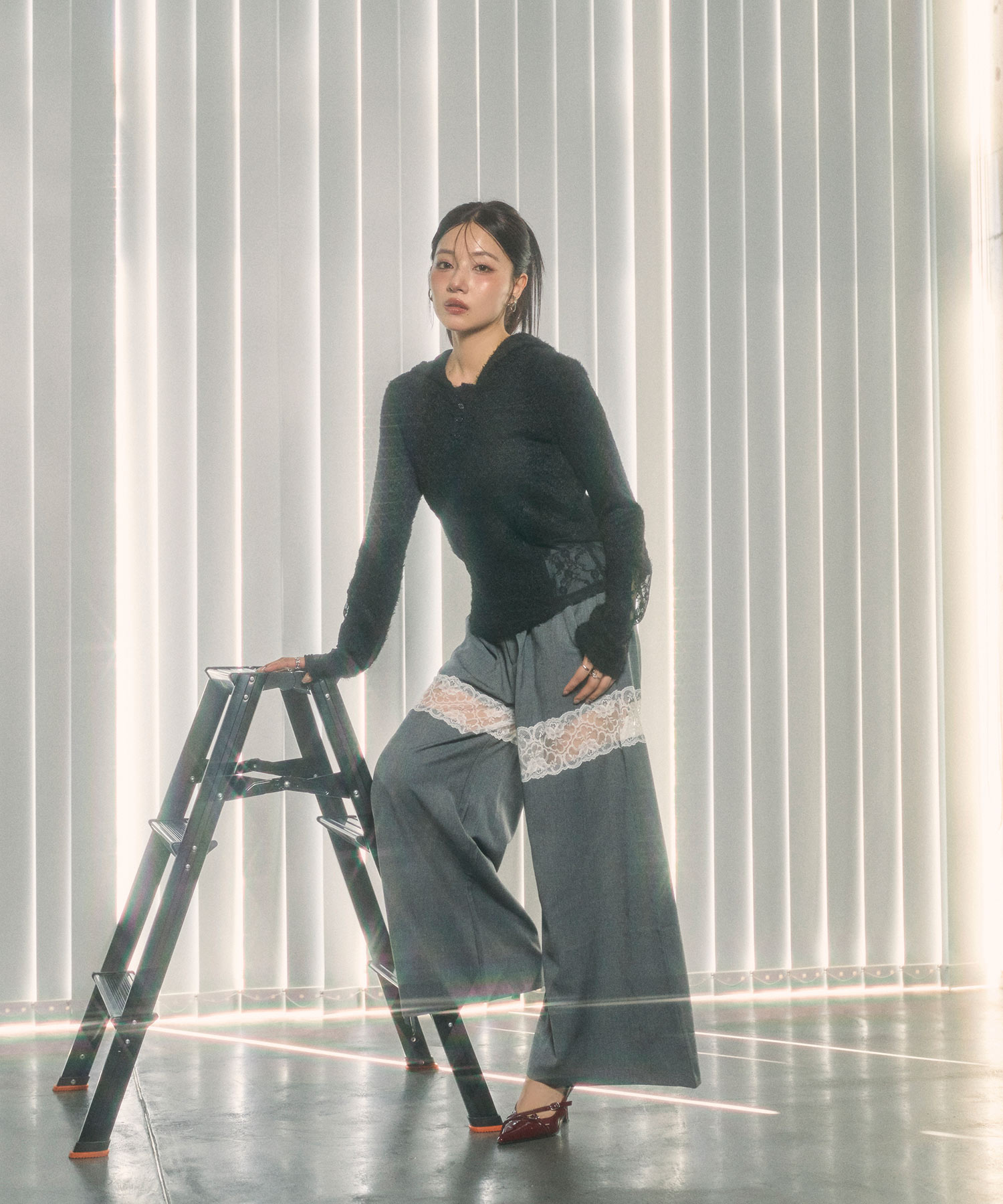 ドッキングシャギーフーディー