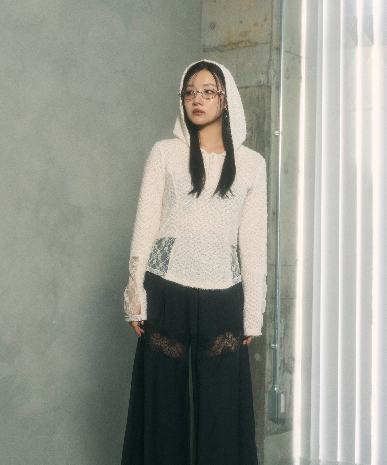 ドッキングシャギーフーディー