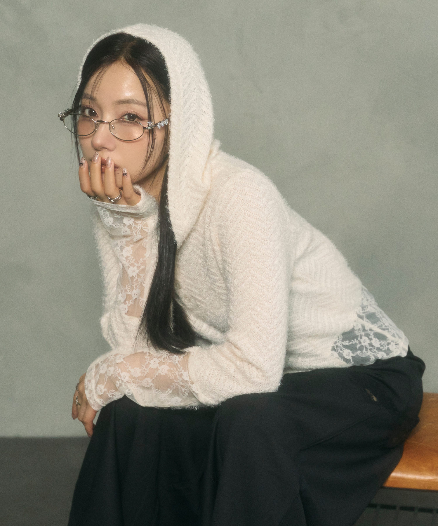 ドッキングシャギーフーディー