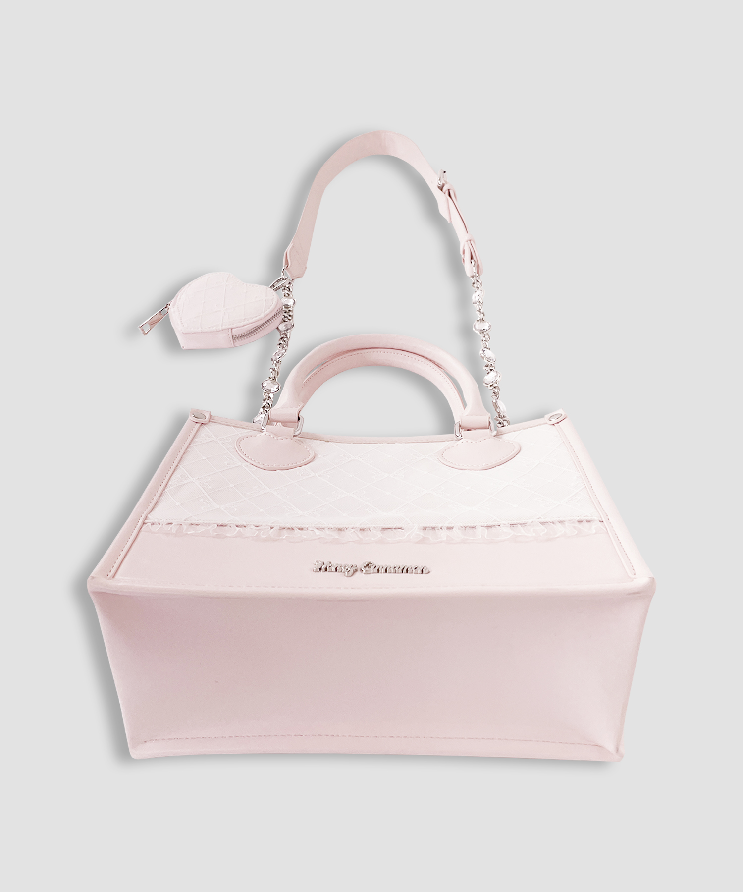 リボンチュールスクエアトート