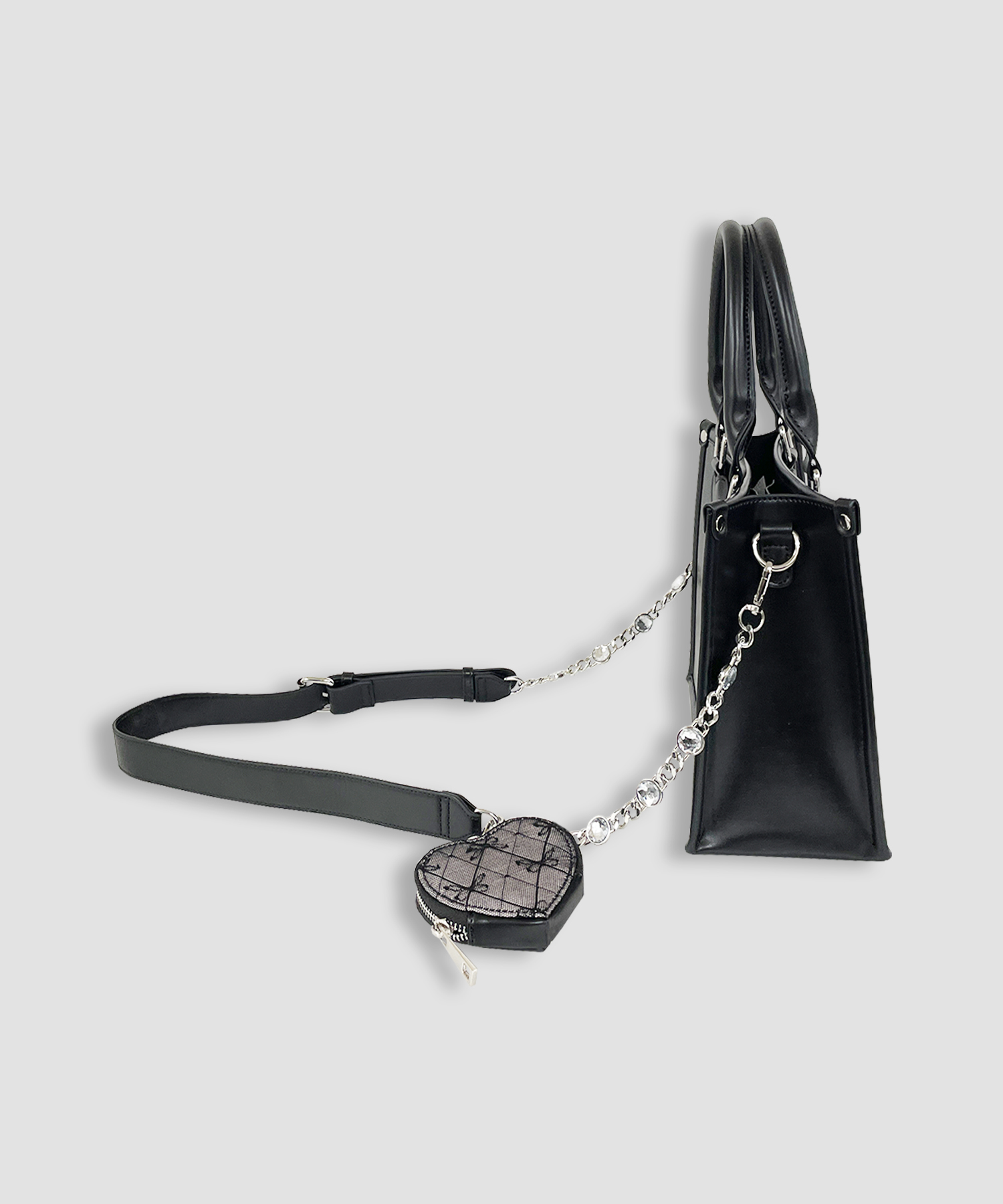 リボンチュールスクエアトート