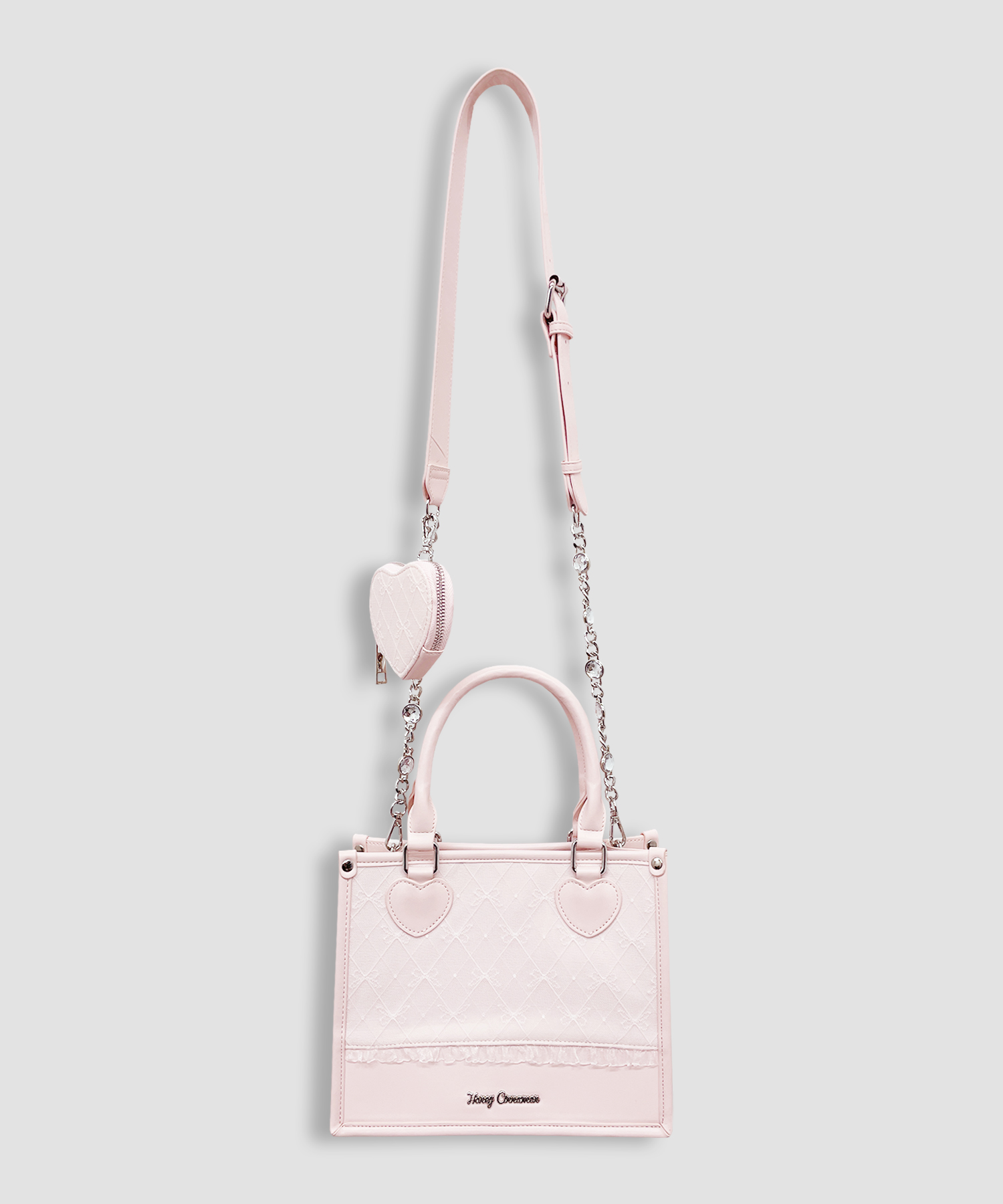 リボンチュールスクエアトート