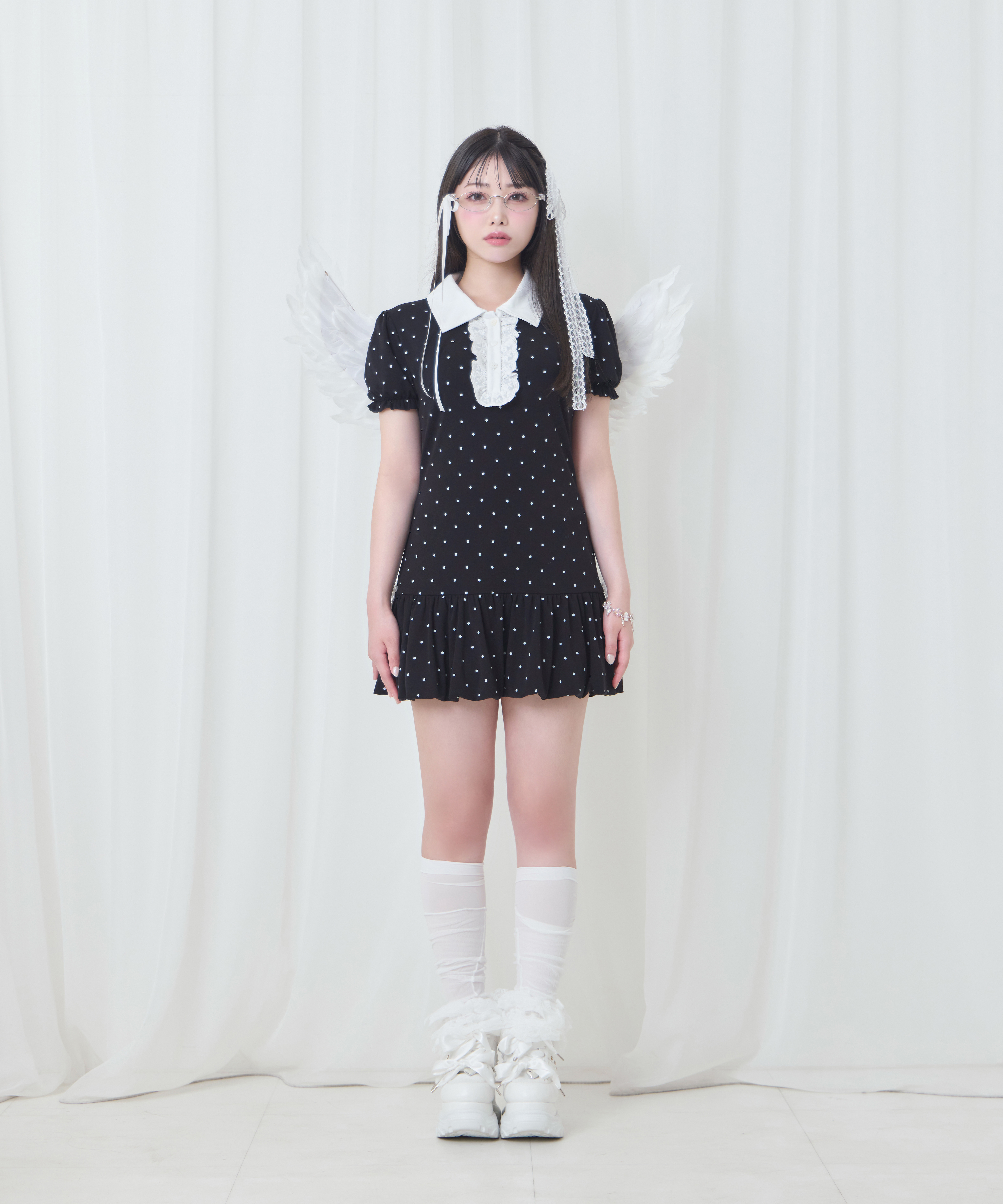 バルーンポロワンピース