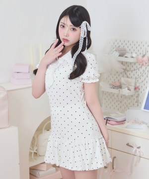 バルーンポロワンピース